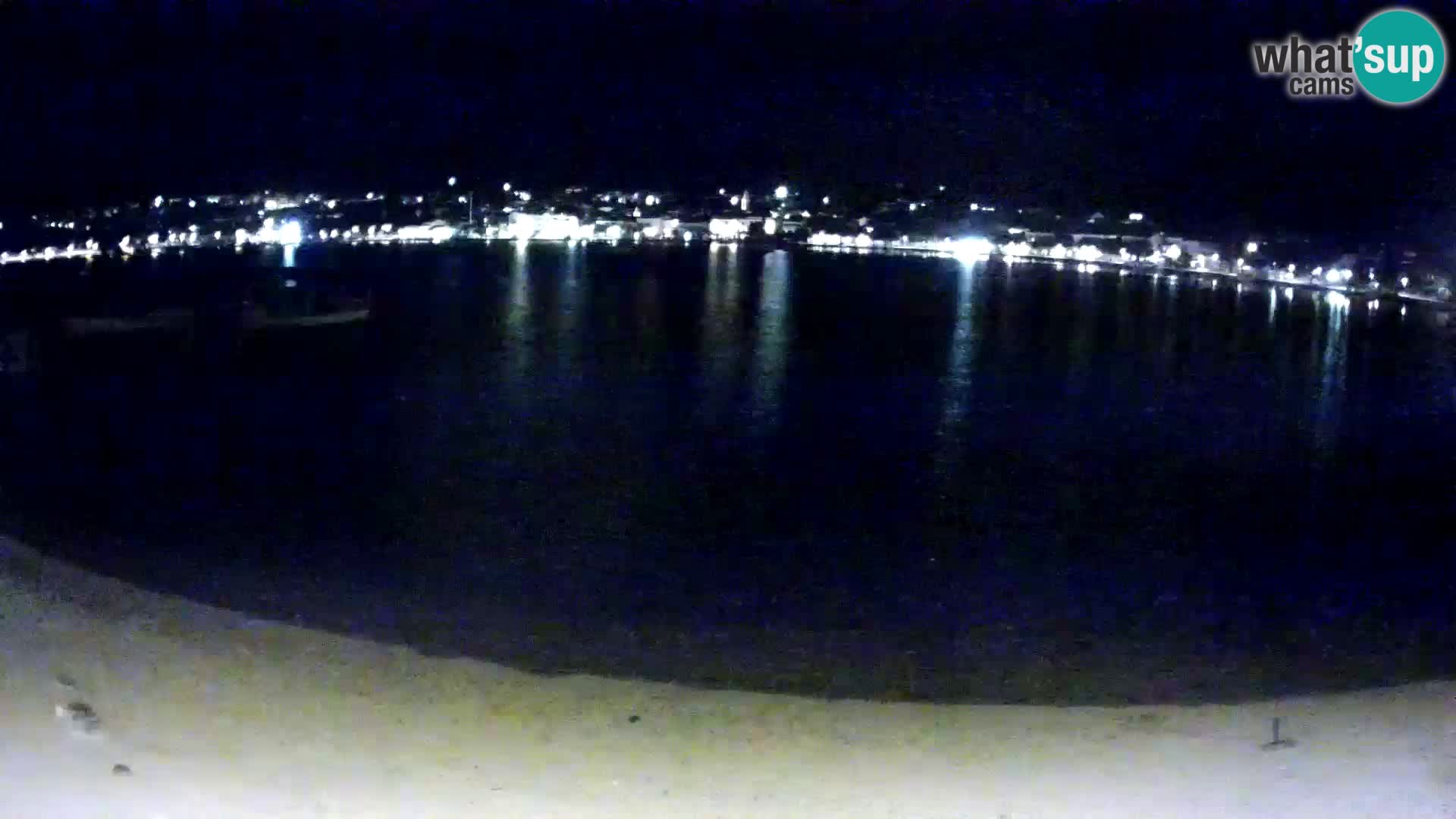 Novalja livecam – plage de la ville