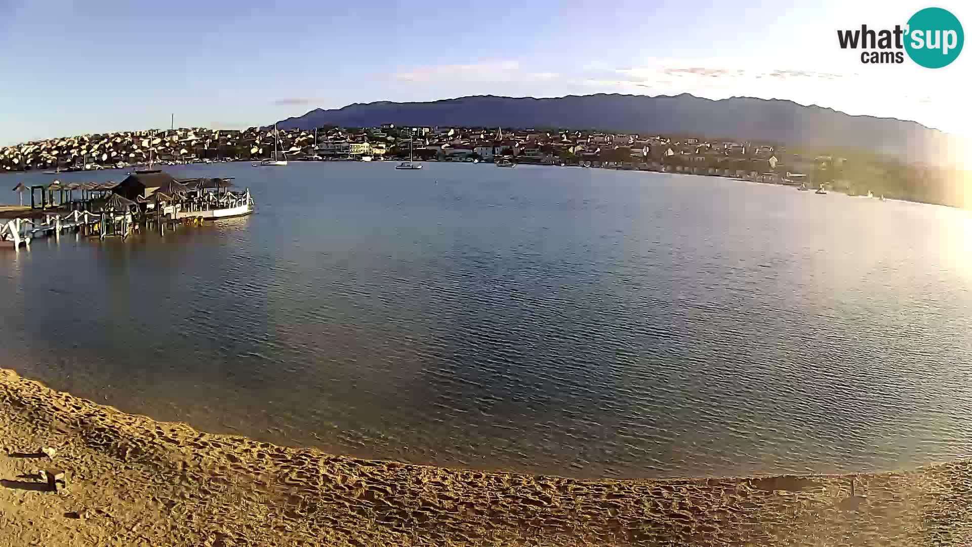 Novalja livecam – plage de la ville