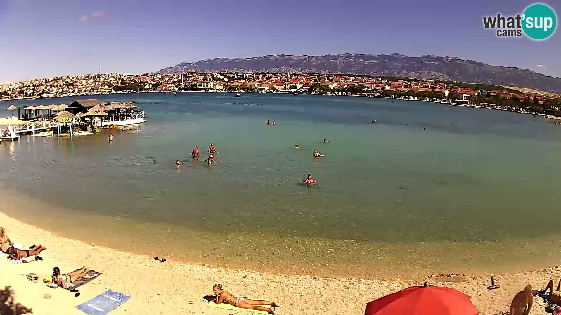 Novalja Kamera u živo – gradska plaža