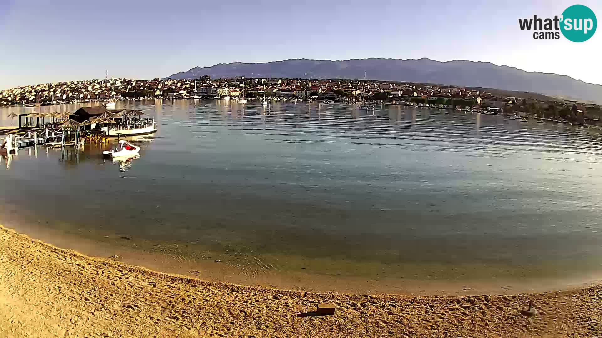 Novalja Kamera u živo – gradska plaža