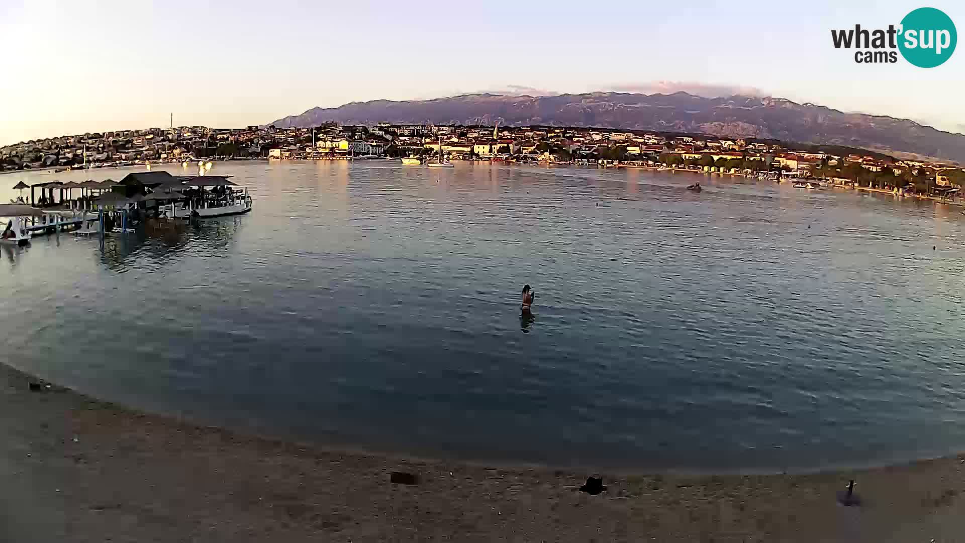 Novalja webcam – spiaggia cittadina