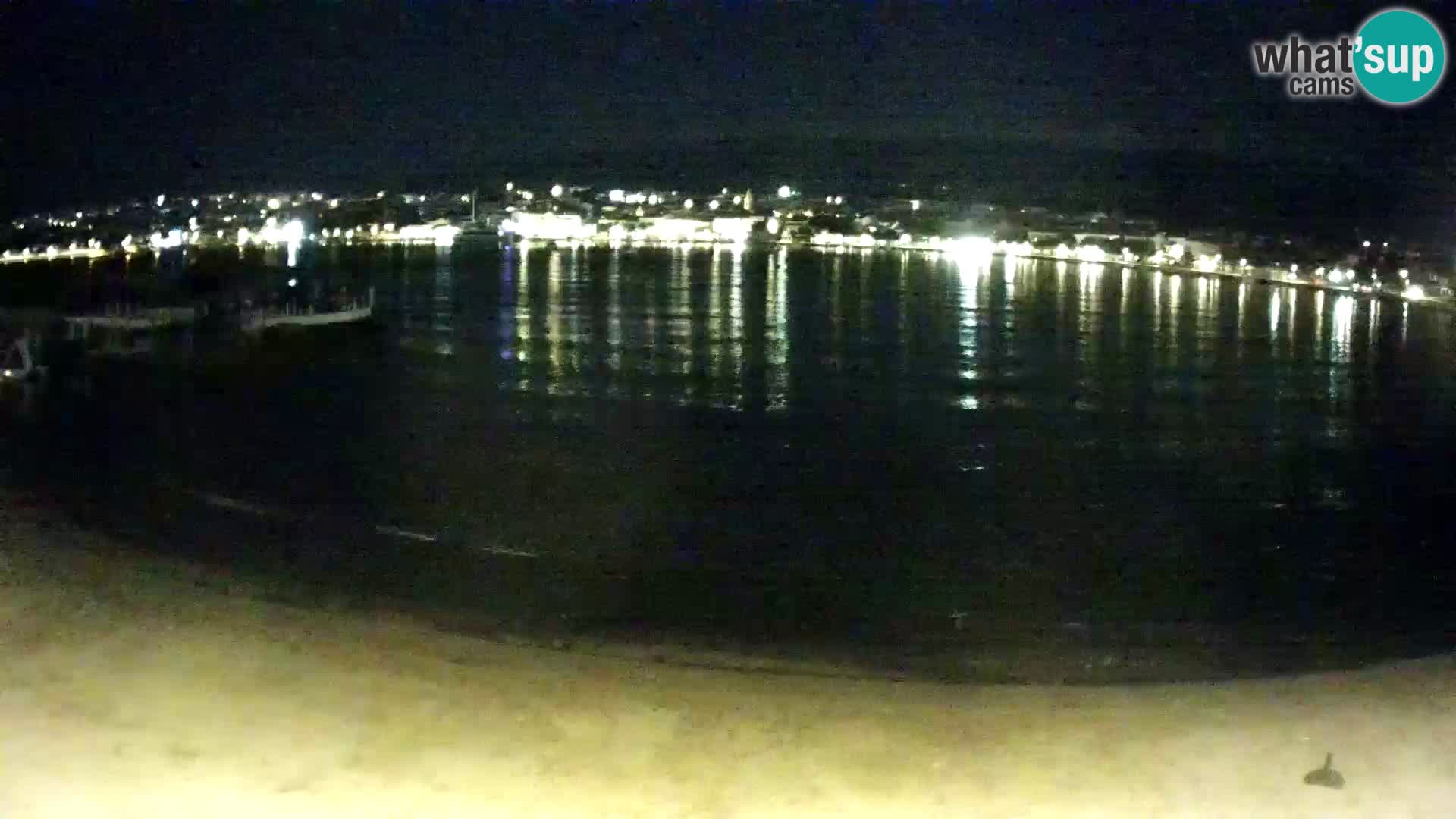 Novalja livecam – plage de la ville