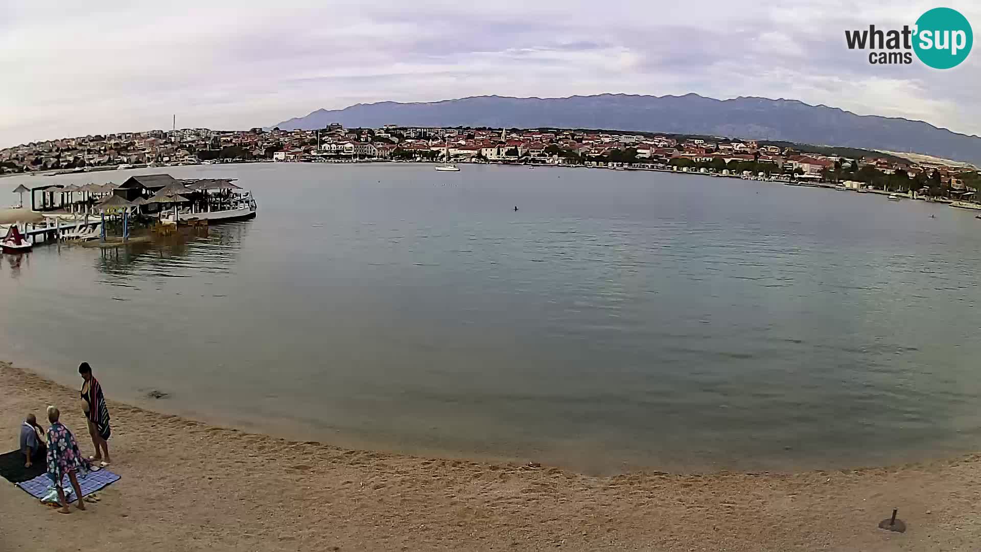 Novalja Kamera v živo – mestna plaža
