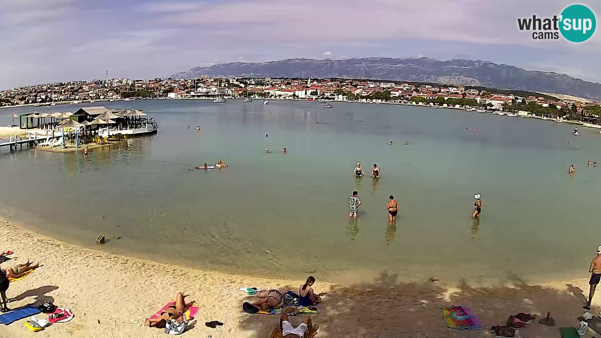 Live webcam Novalja – The Town beach