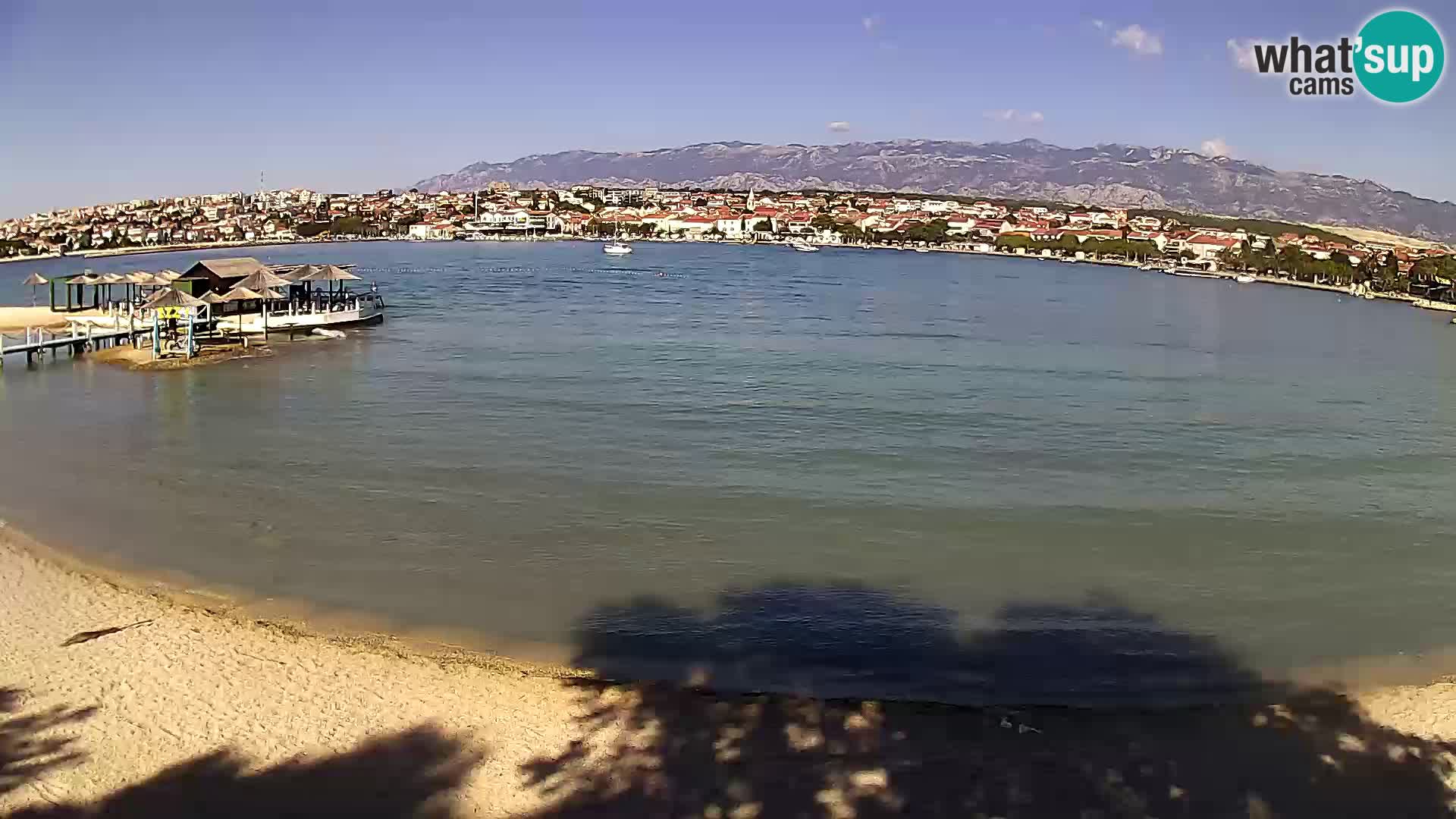 Live webcam Novalja – The Town beach