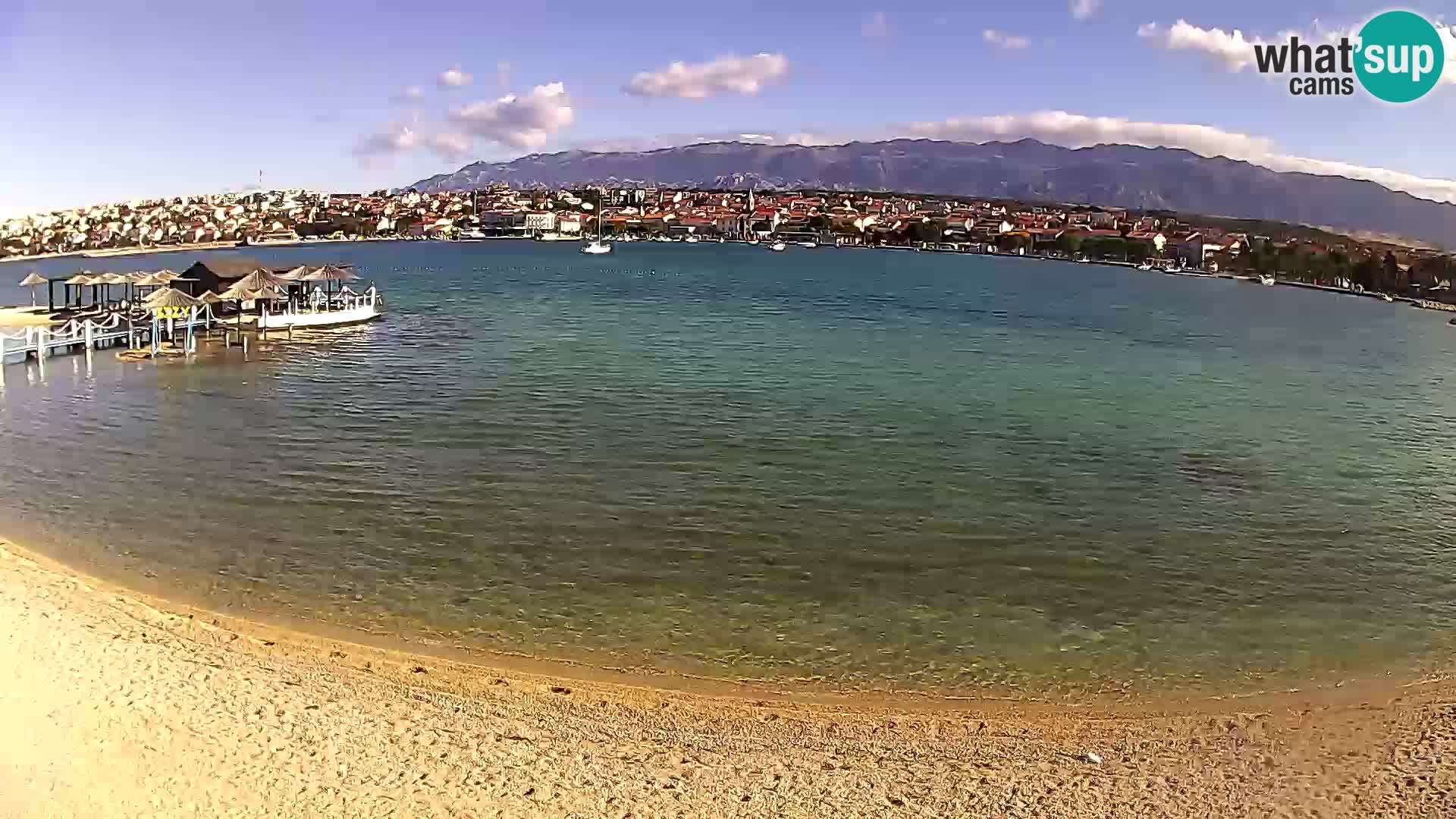 Novalja Kamera u živo – gradska plaža