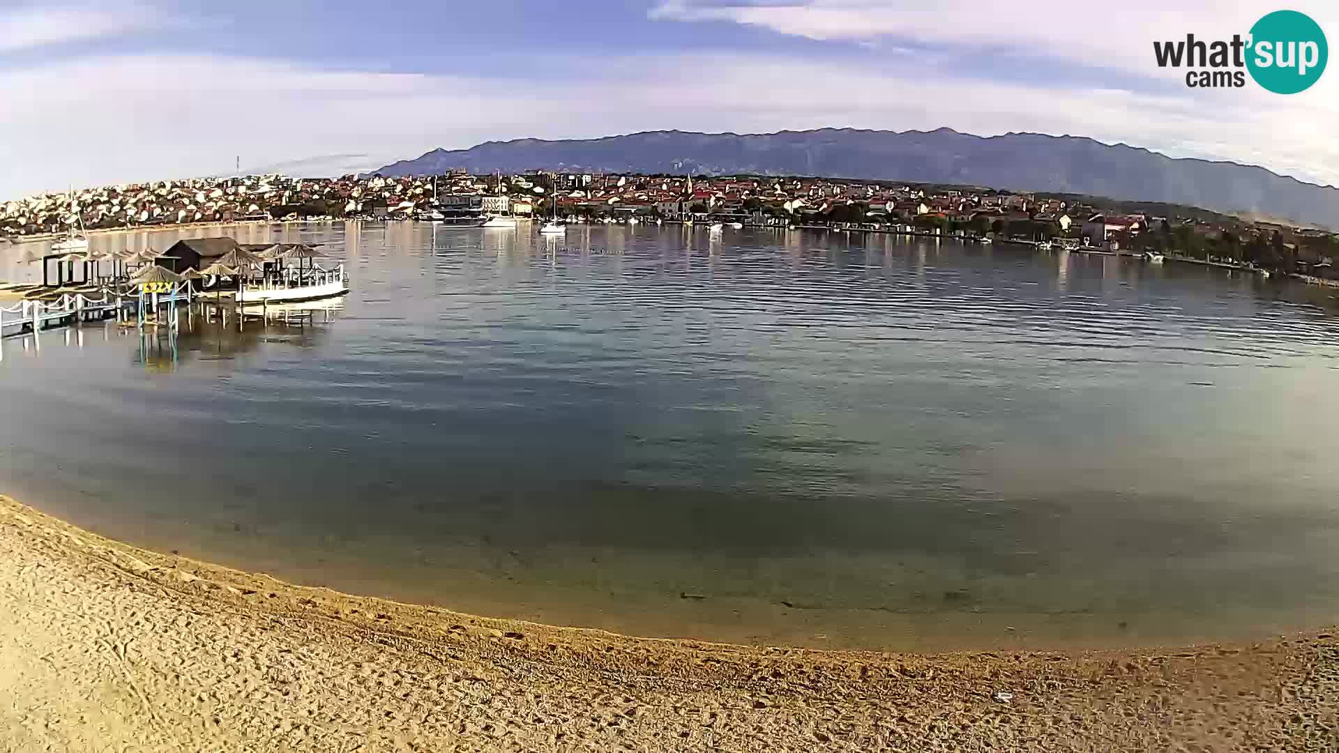 Live webcam Novalja – The Town beach