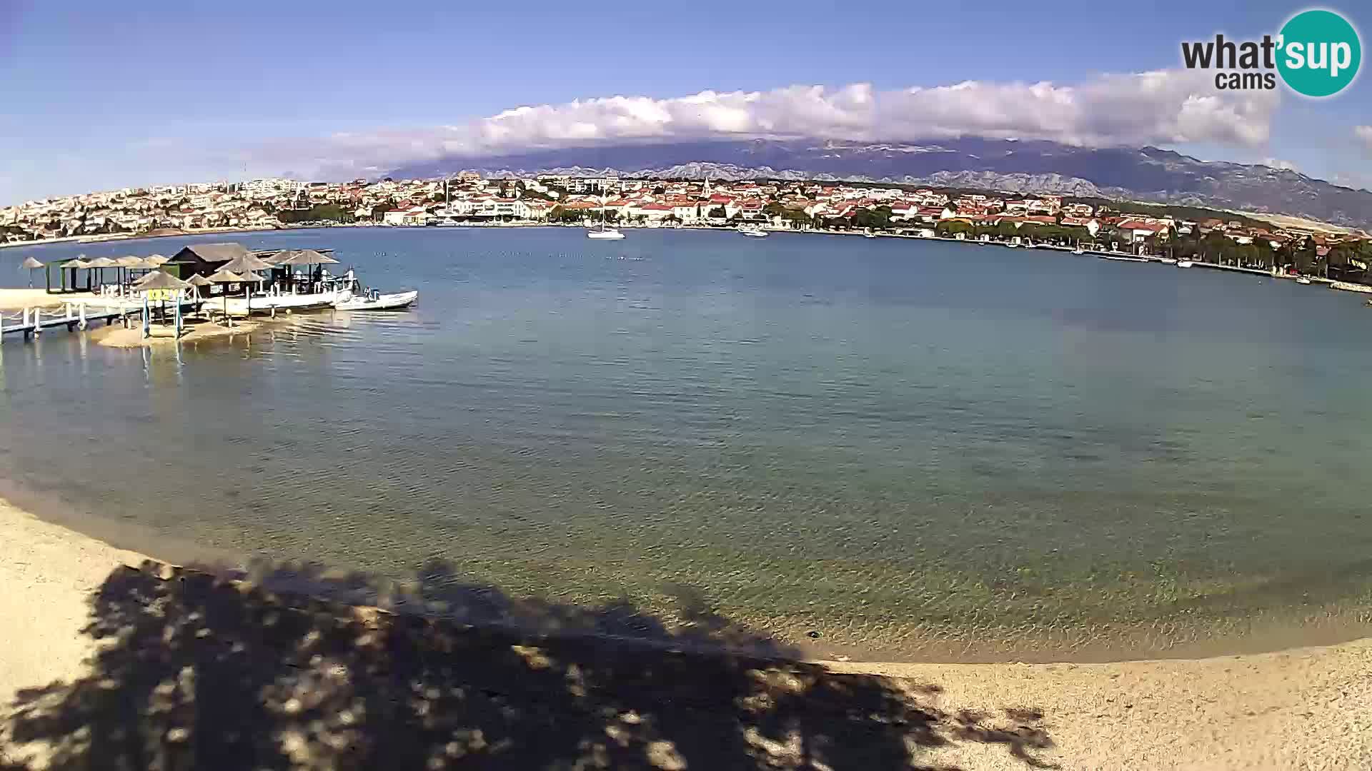 Live webcam Novalja – The Town beach