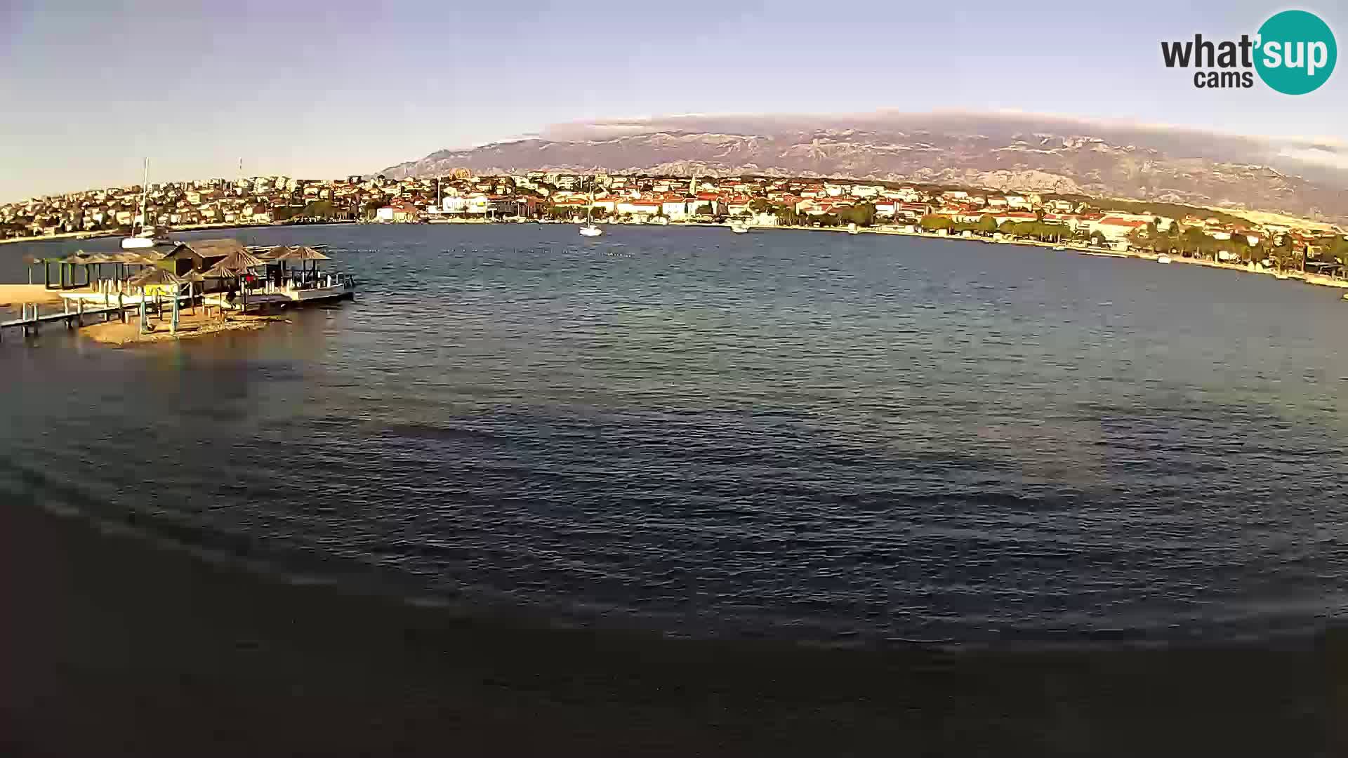 Novalja Kamera u živo – gradska plaža