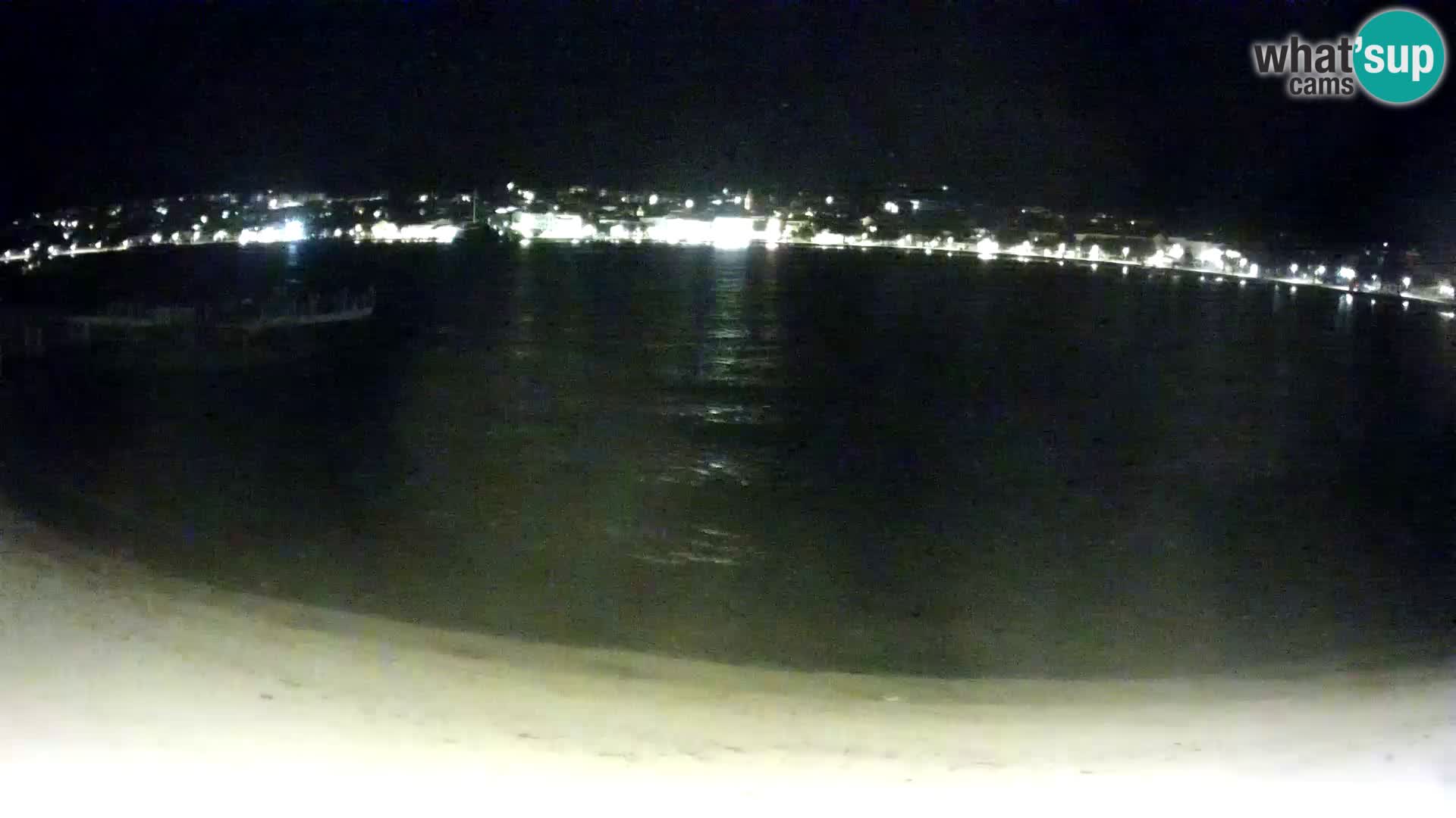 Novalja livecam – plage de la ville
