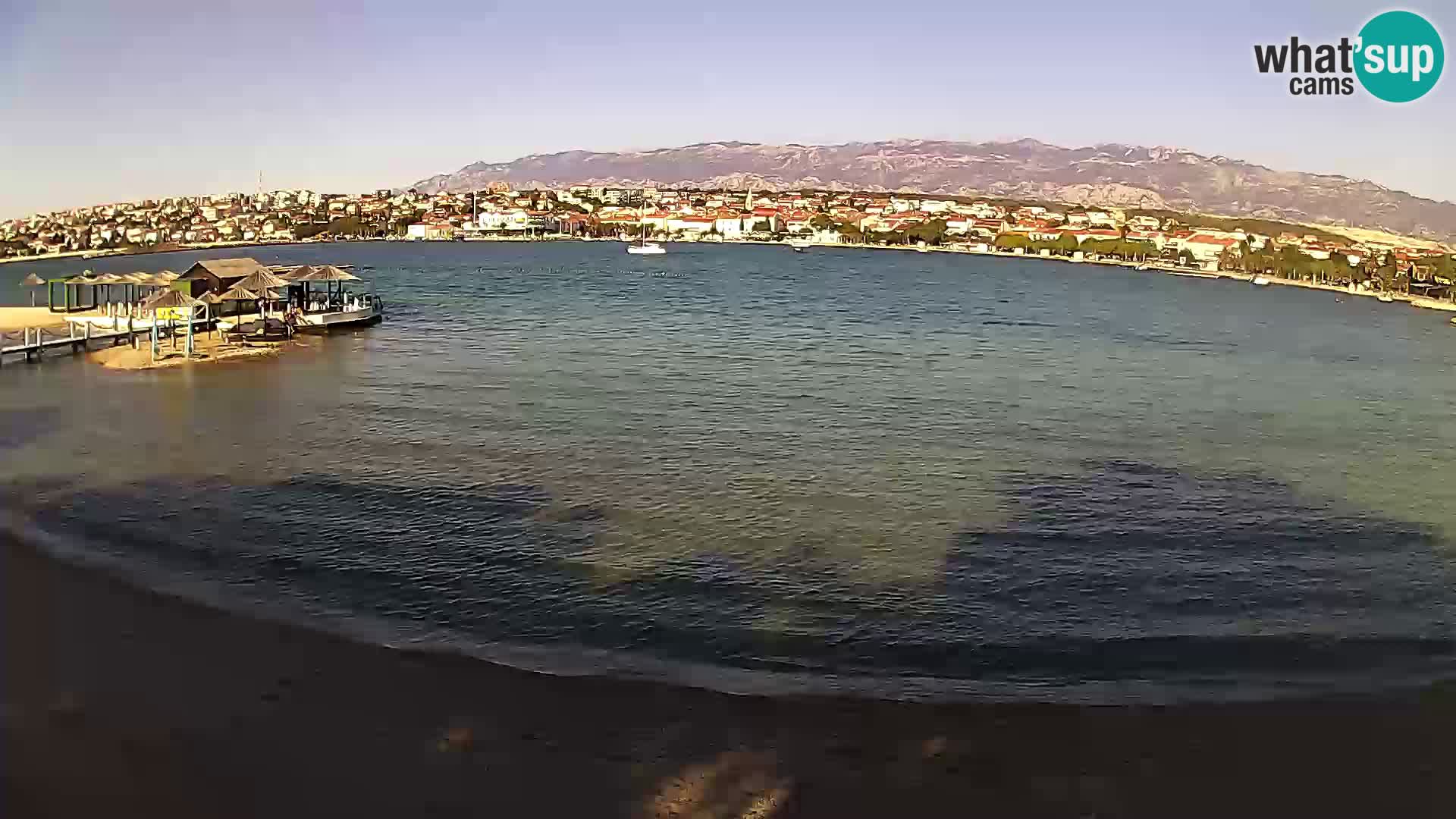 Novalja webcam – spiaggia cittadina