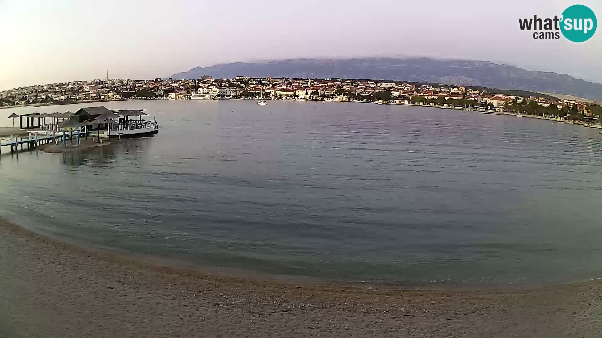 Novalja webcam – spiaggia cittadina
