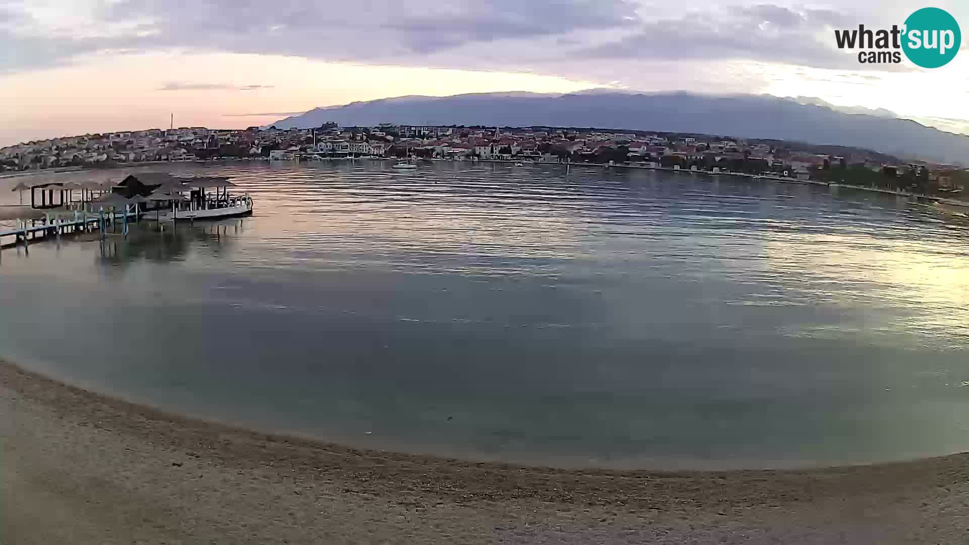 Live webcam Novalja – The Town beach