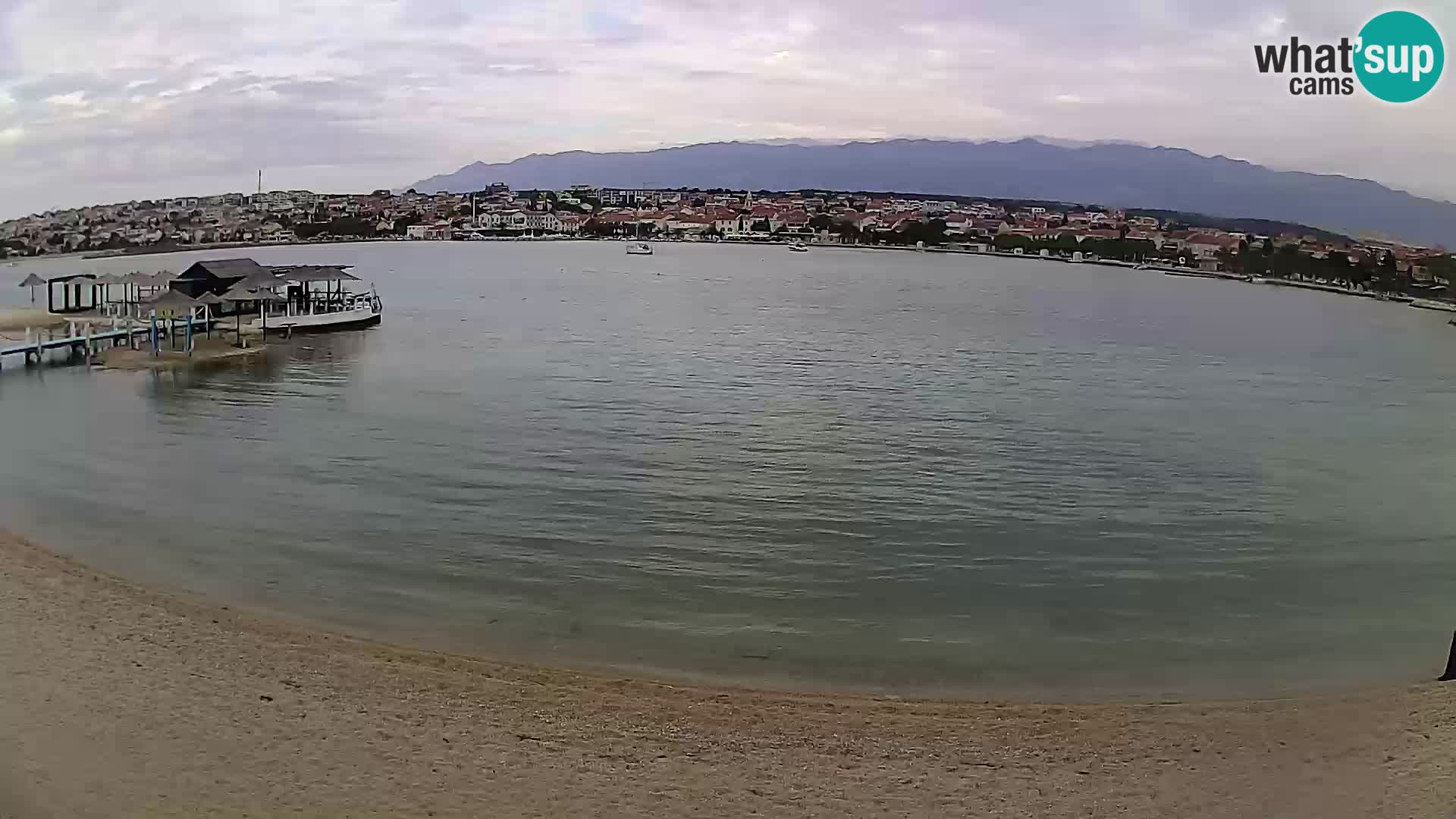 Novalja Kamera v živo – mestna plaža