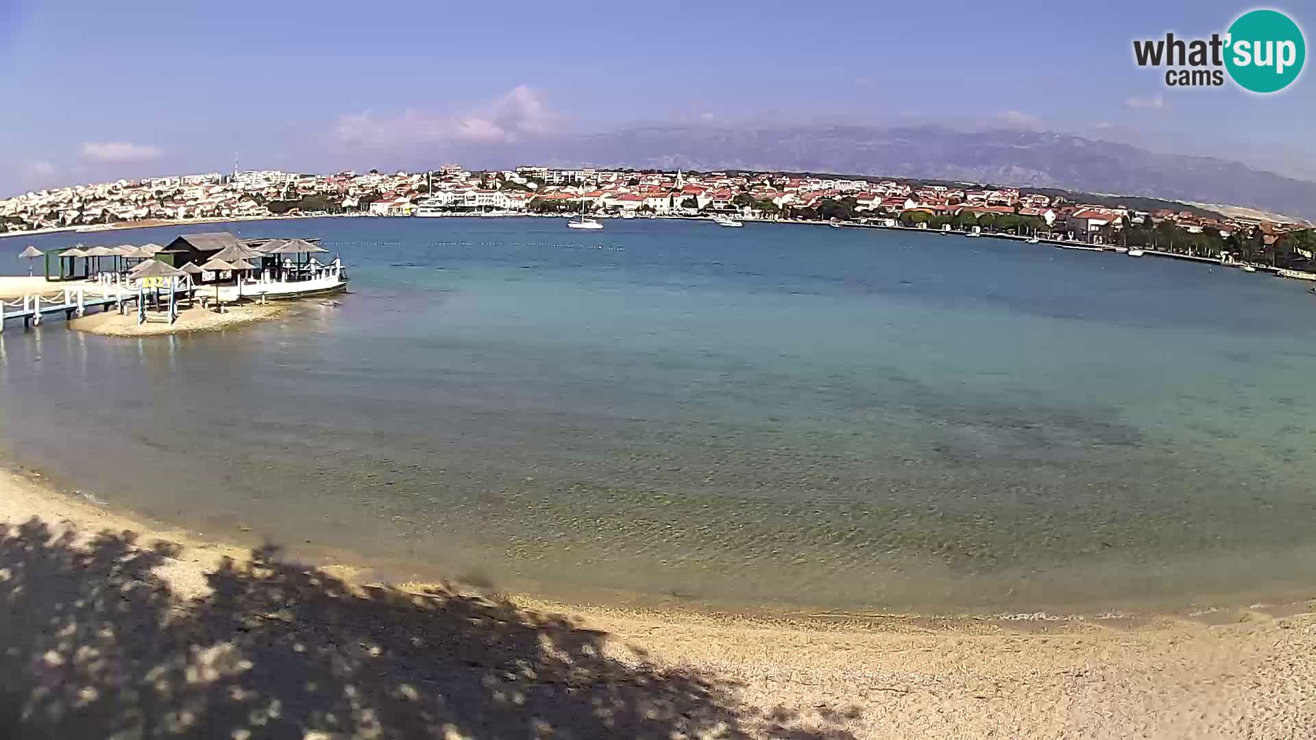 Novalja Kamera v živo – mestna plaža