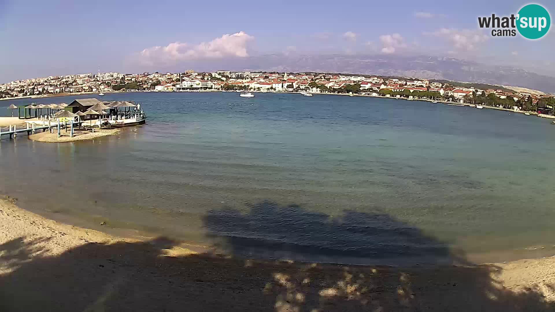 Live webcam Novalja – The Town beach