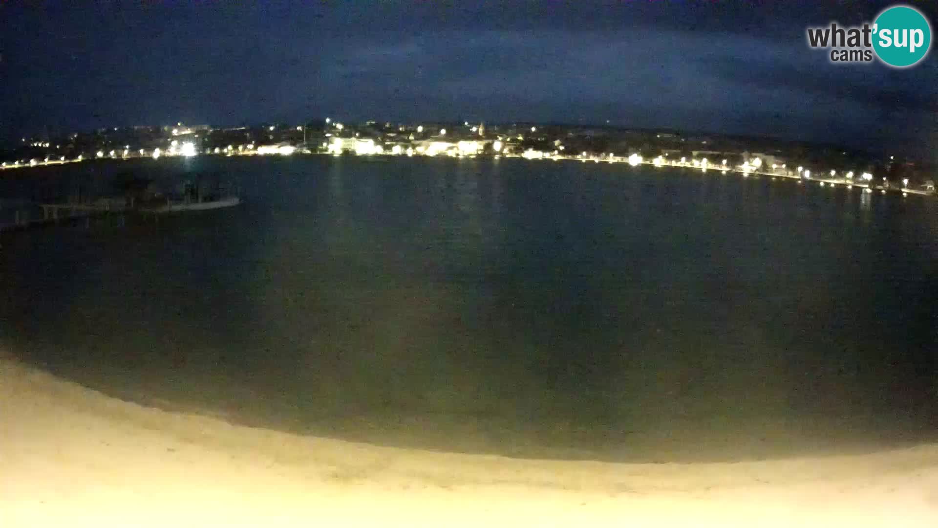 Novalja webcam – spiaggia cittadina