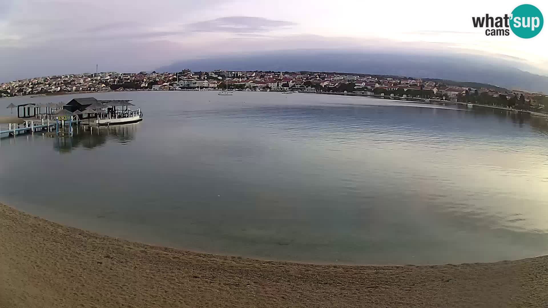 Novalja Kamera u živo – gradska plaža