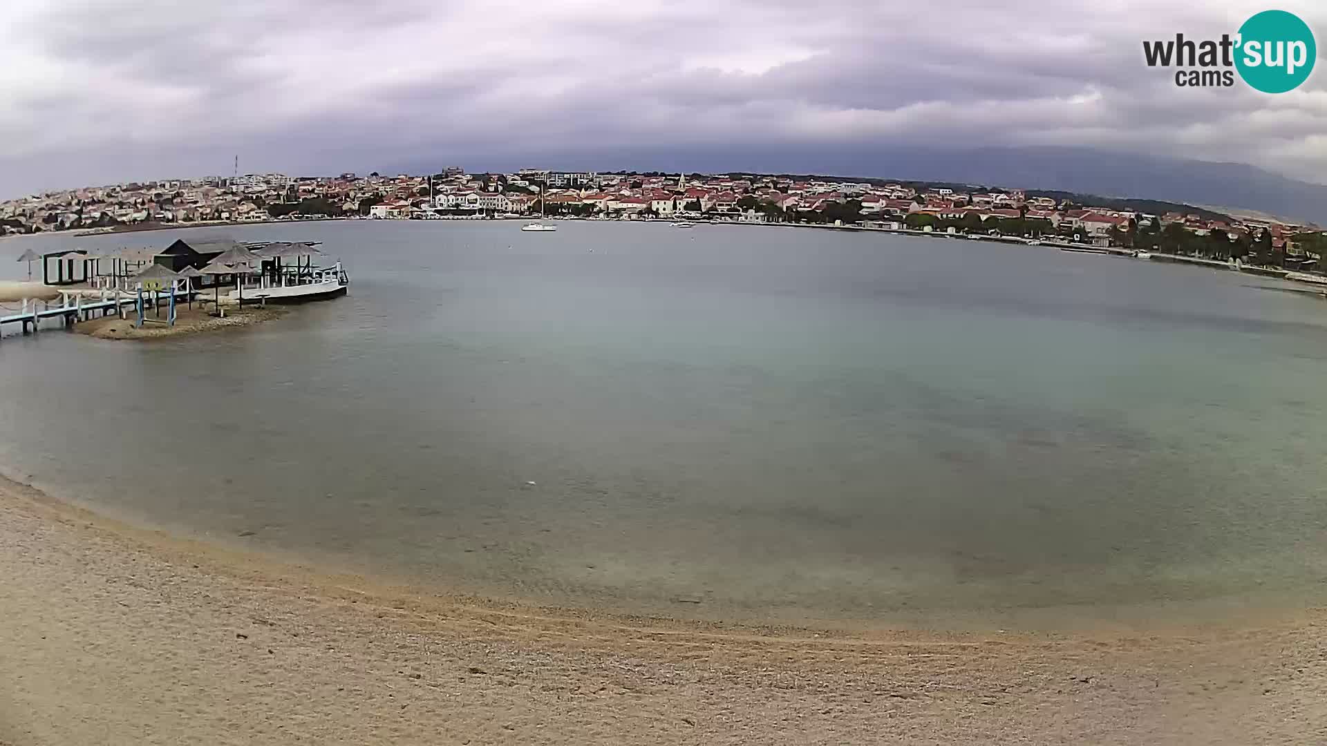 Novalja Kamera u živo – gradska plaža