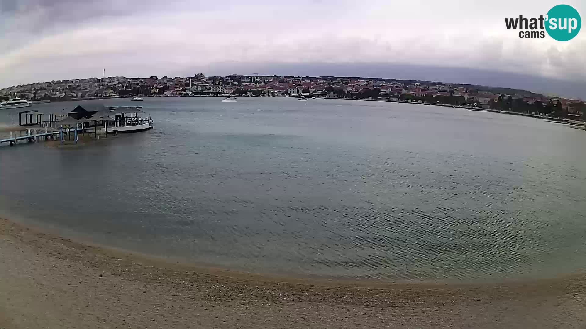 Live webcam Novalja – The Town beach