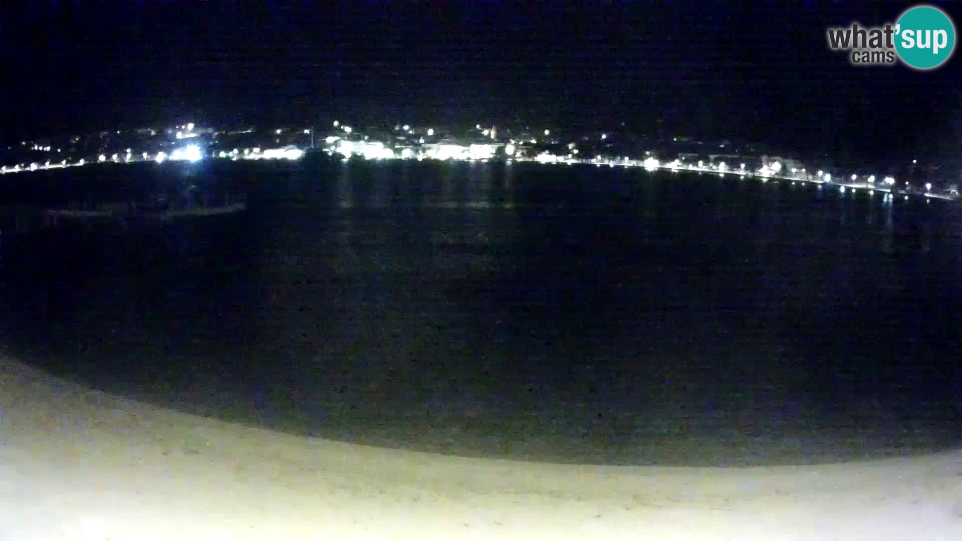 Novalja livecam – plage de la ville
