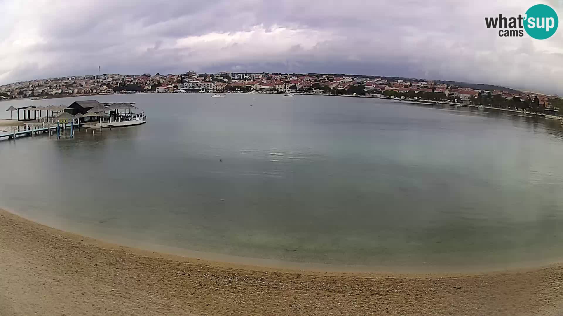 Live webcam Novalja – The Town beach