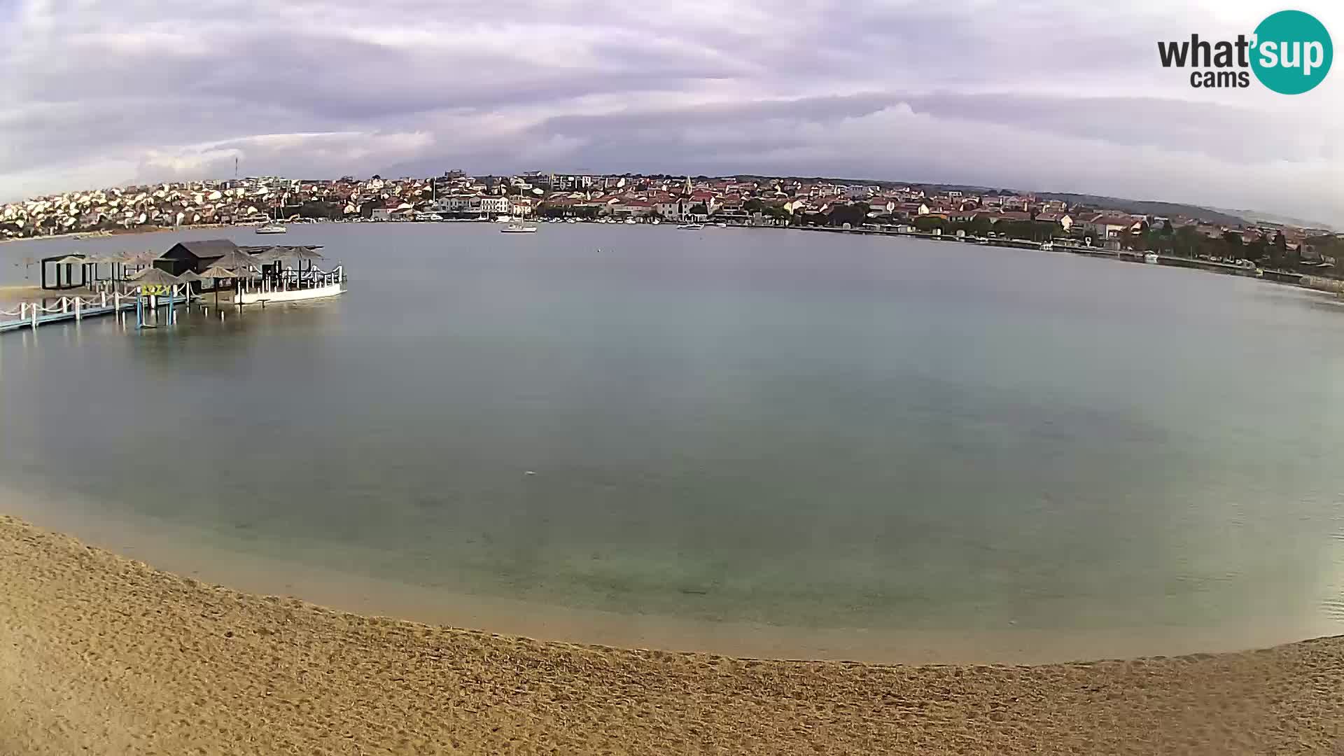 Live webcam Novalja – The Town beach