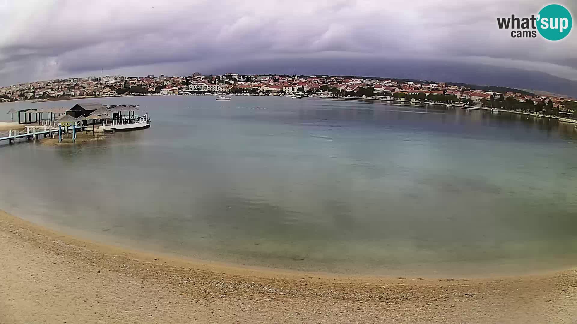 Novalja Kamera u živo – gradska plaža