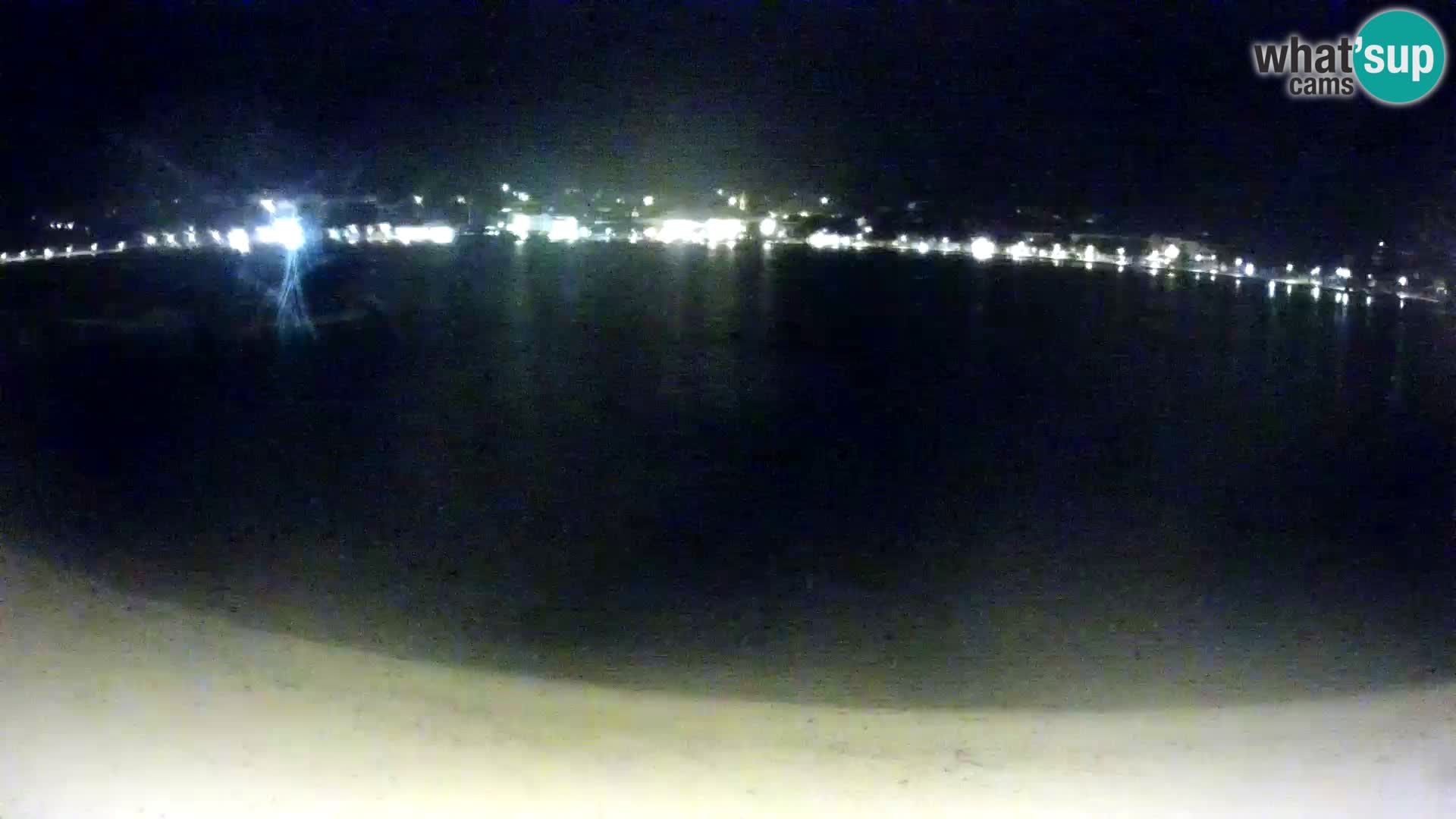 Novalja webcam – spiaggia cittadina
