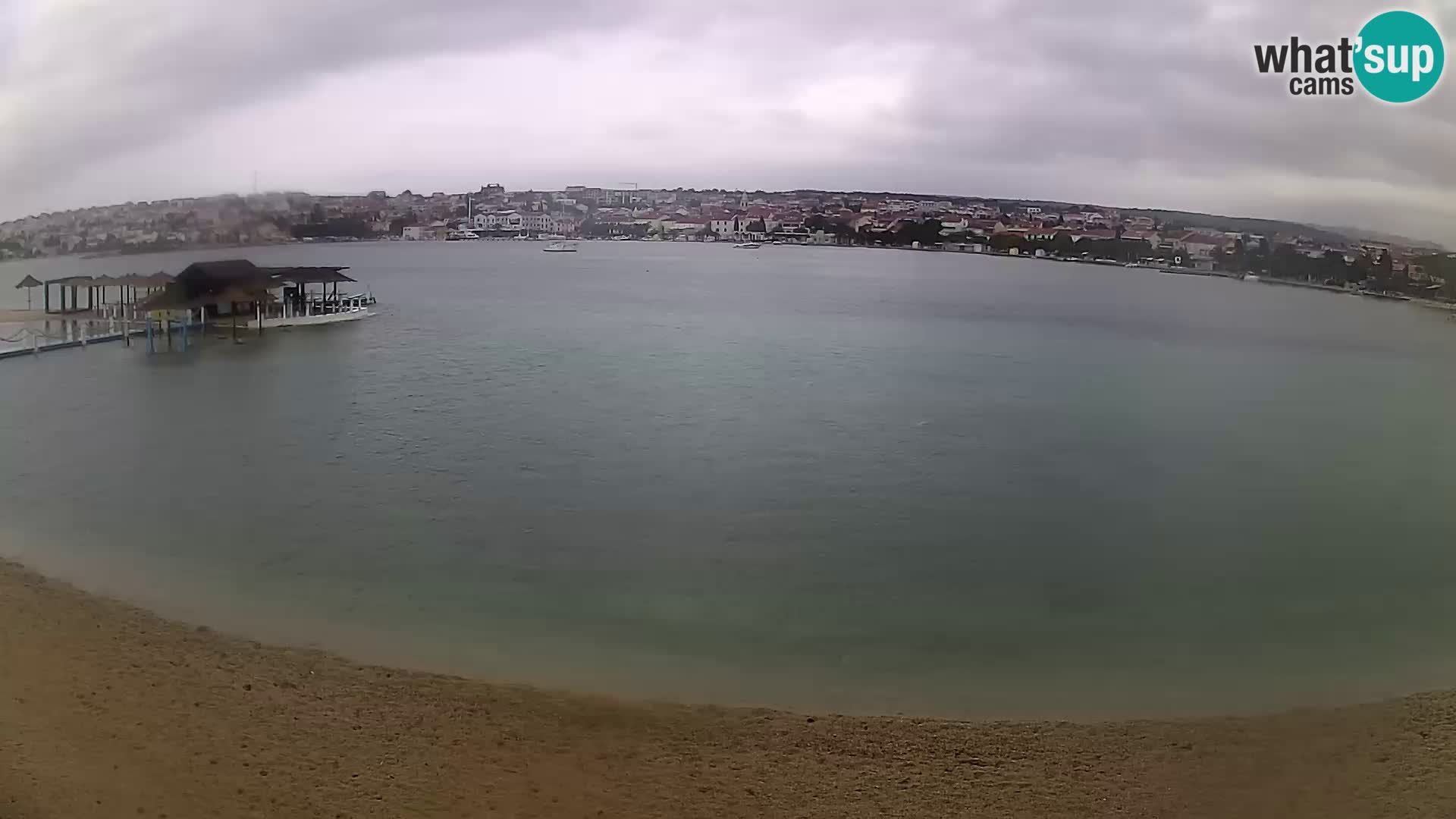 Novalja webcam – spiaggia cittadina