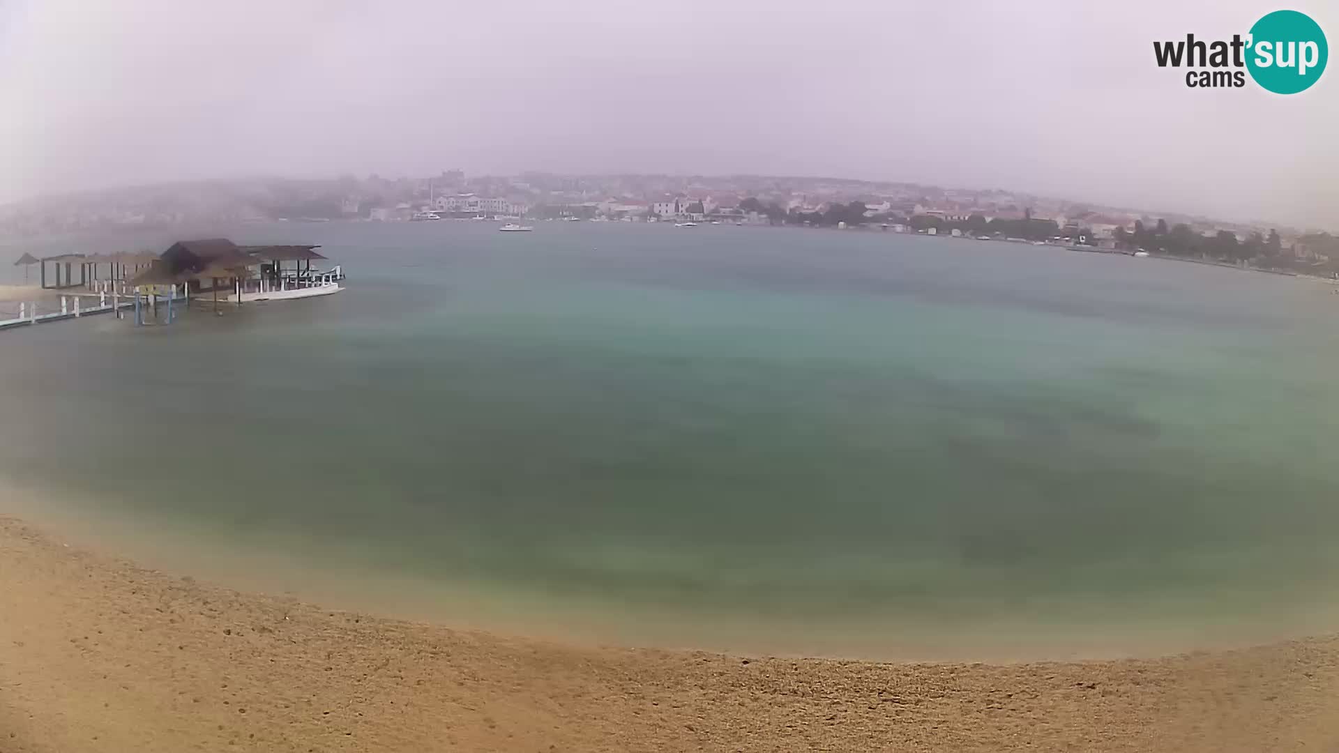 Novalja webcam – spiaggia cittadina