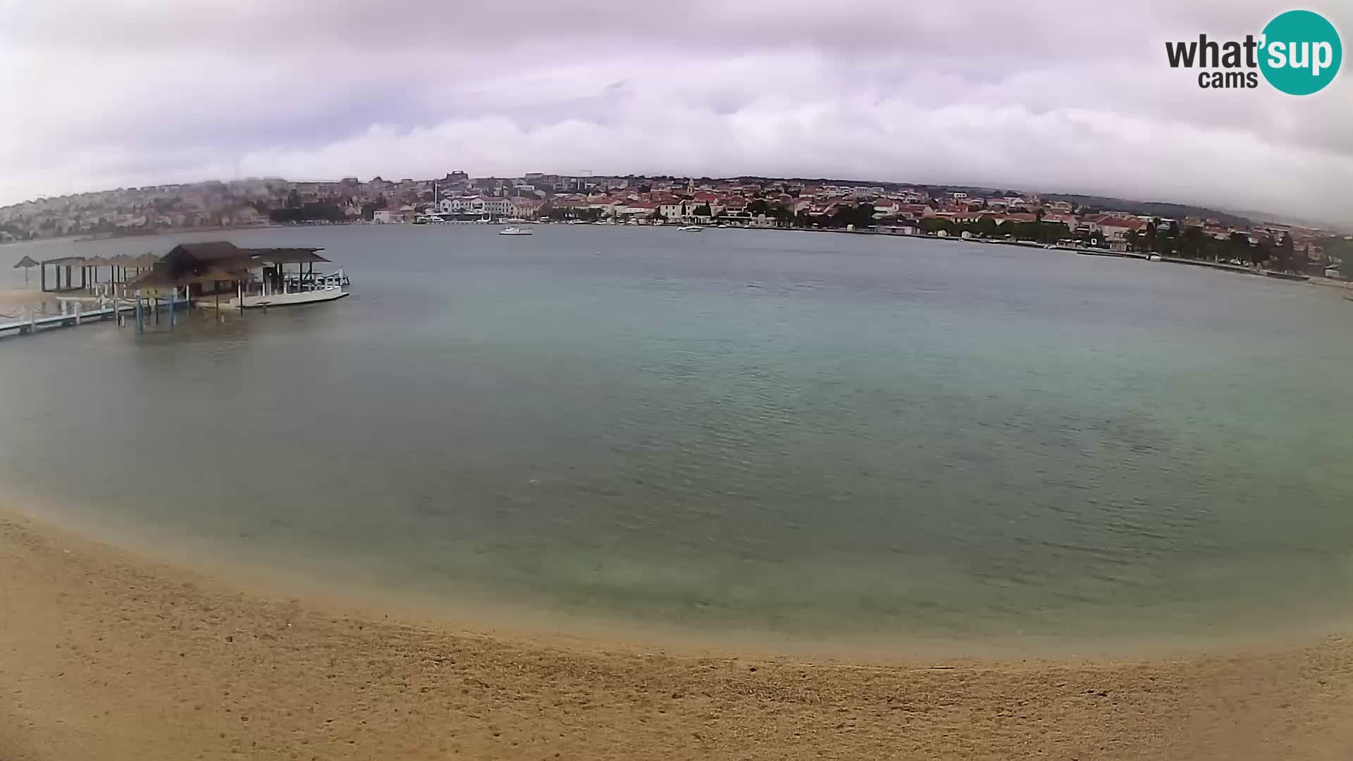 Novalja webcam – spiaggia cittadina