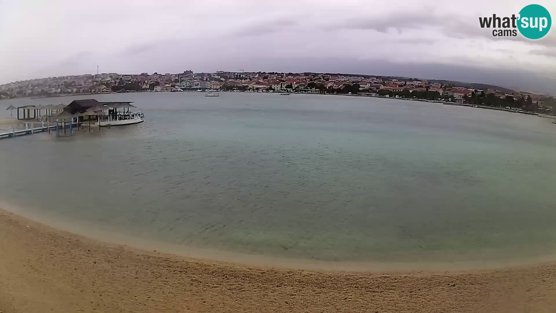 Live webcam Novalja – The Town beach