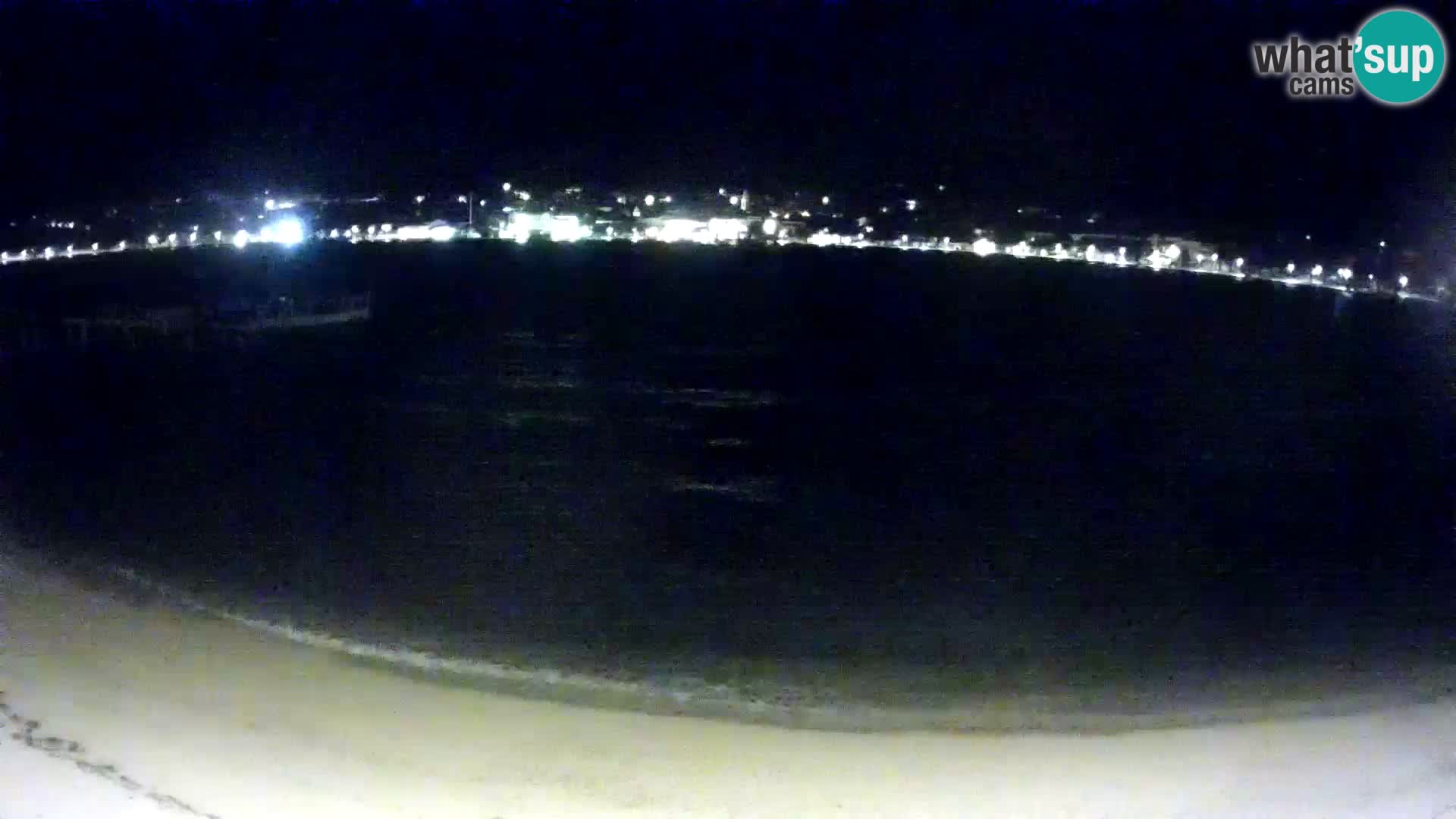 Novalja livecam – plage de la ville