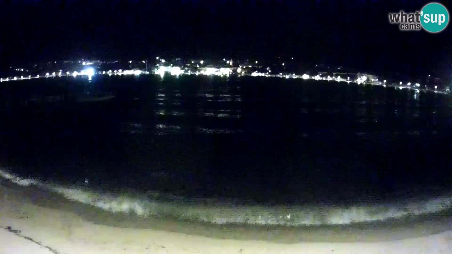 Novalja livecam – plage de la ville