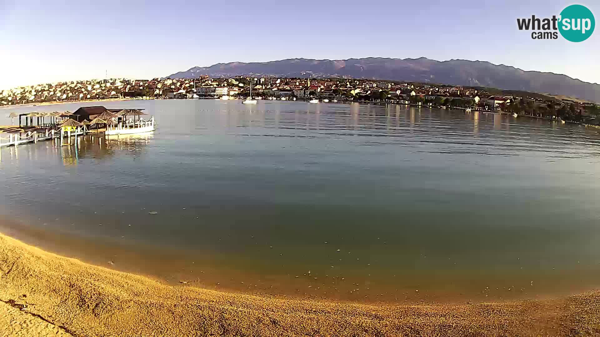Novalja Kamera v živo – mestna plaža