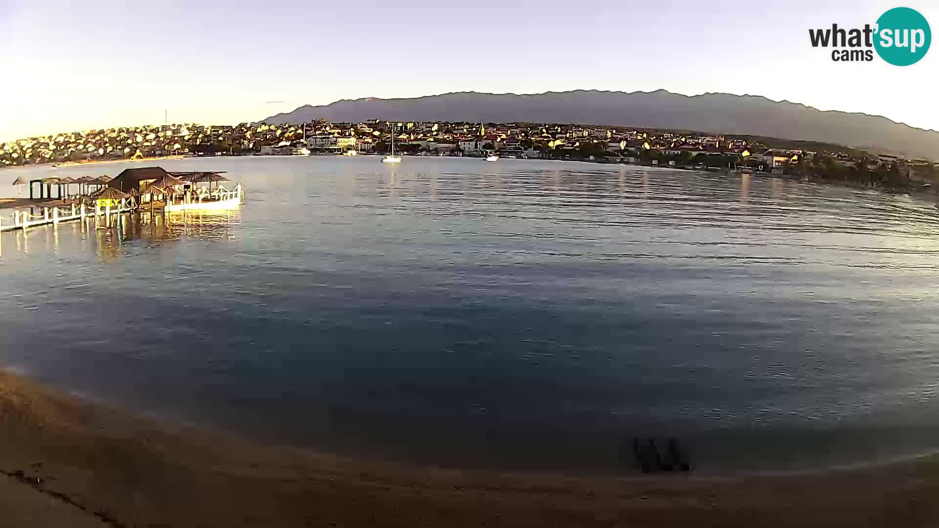 Novalja webcam – spiaggia cittadina