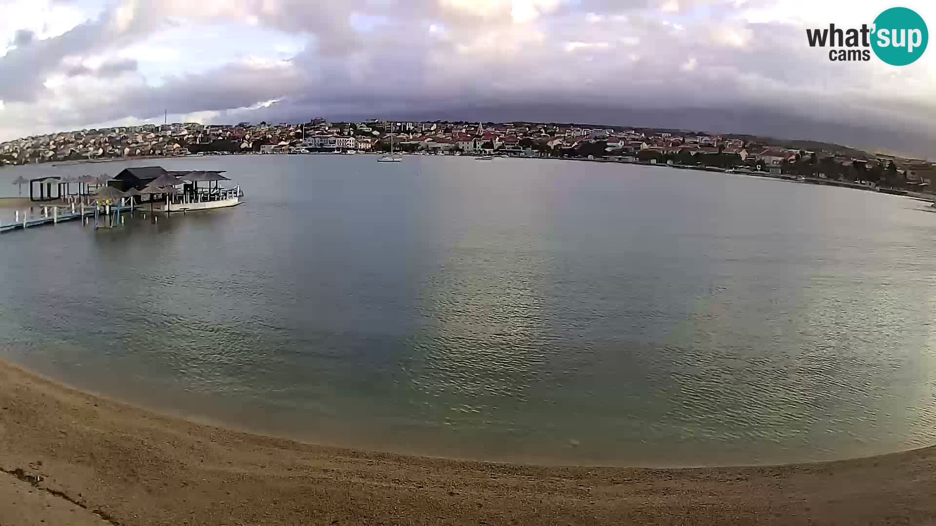 Live webcam Novalja – The Town beach