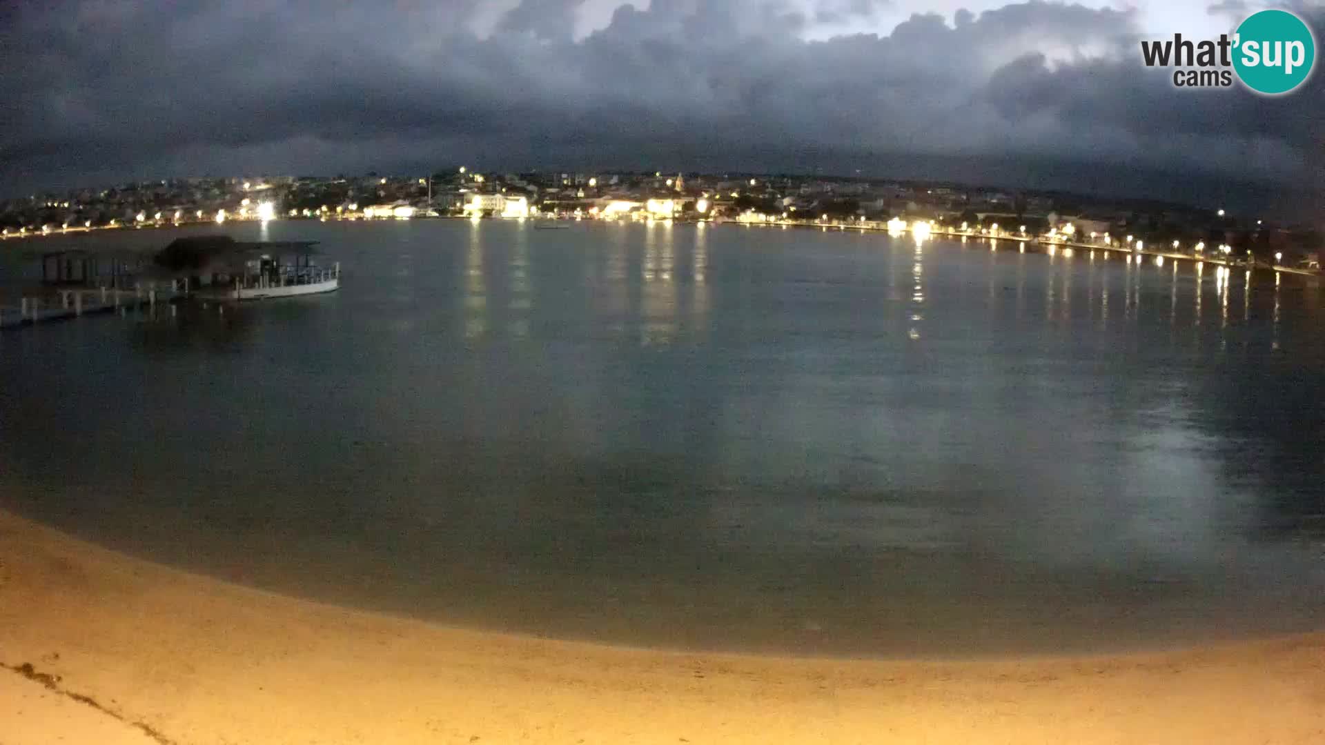 Novalja webcam – spiaggia cittadina