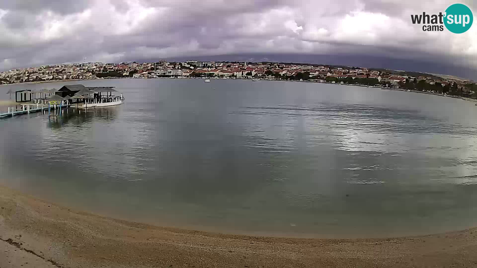 Novalja webcam – spiaggia cittadina