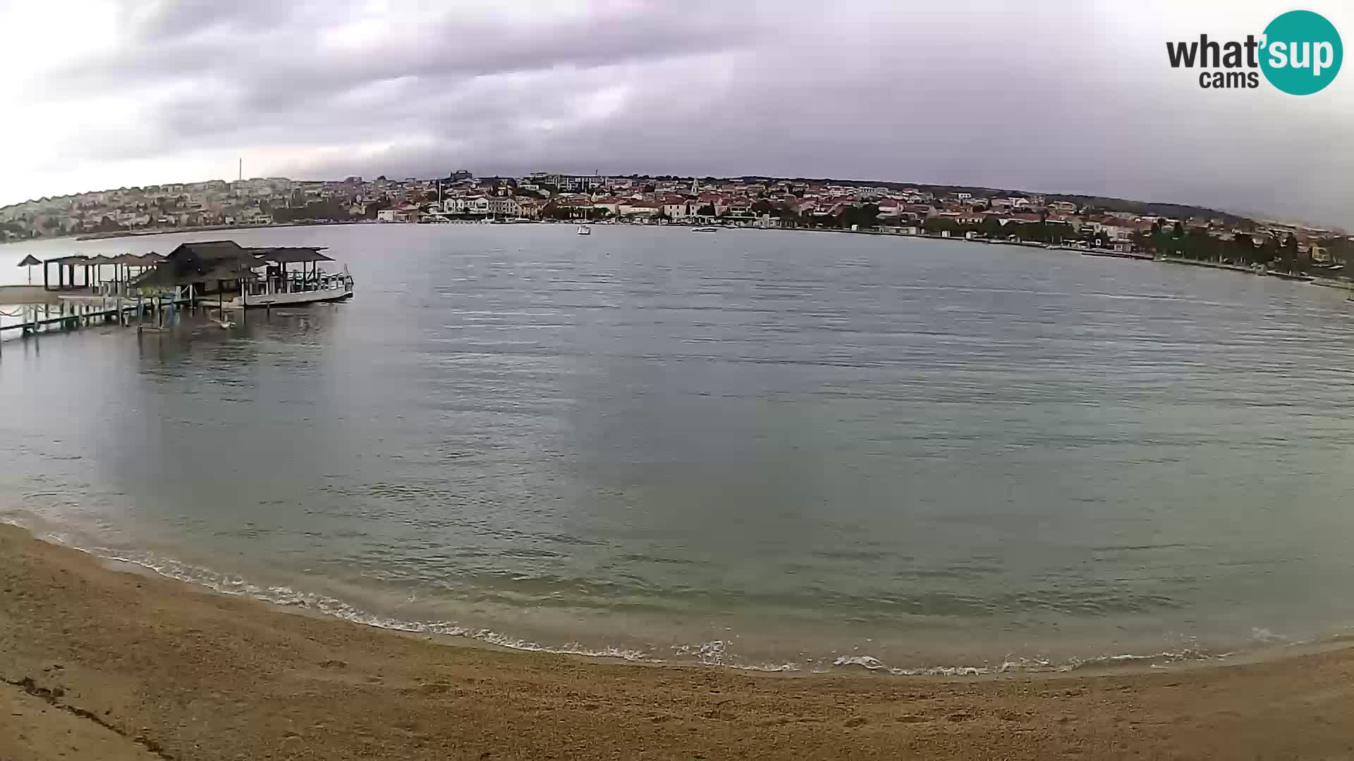 Novalja livecam – plage de la ville