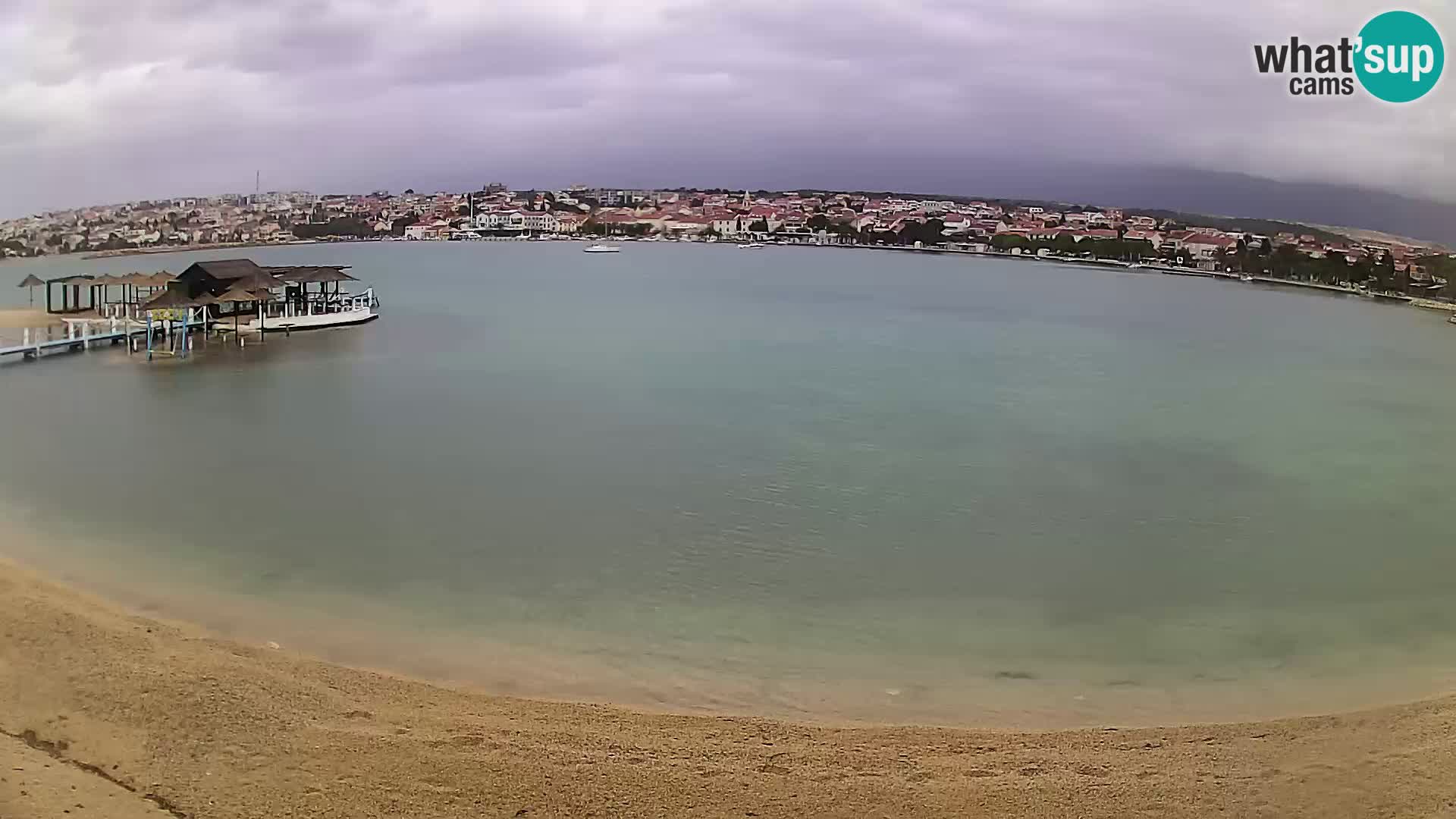 Novalja webcam – spiaggia cittadina