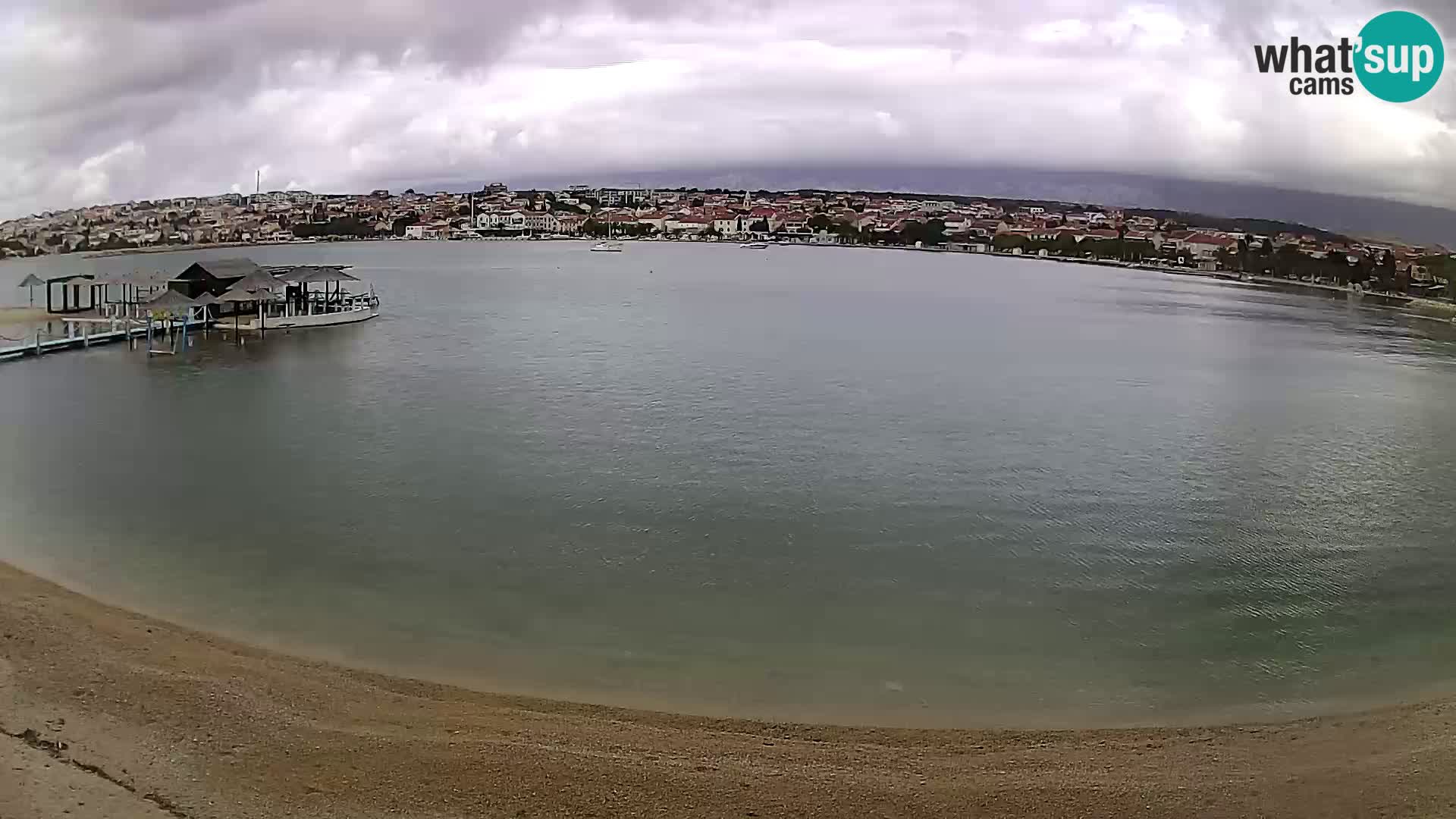 Live webcam Novalja – The Town beach