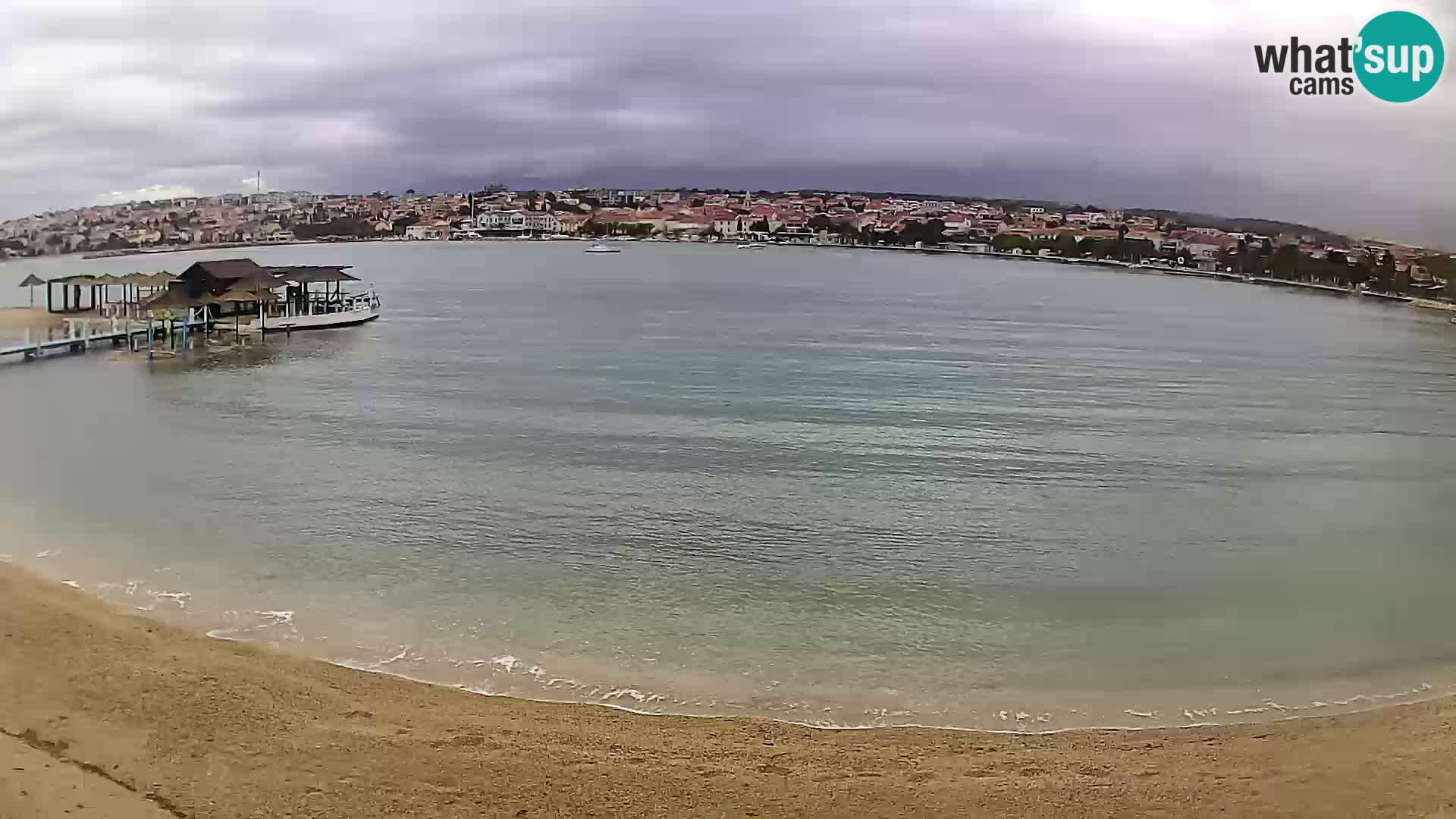 Novalja Kamera v živo – mestna plaža