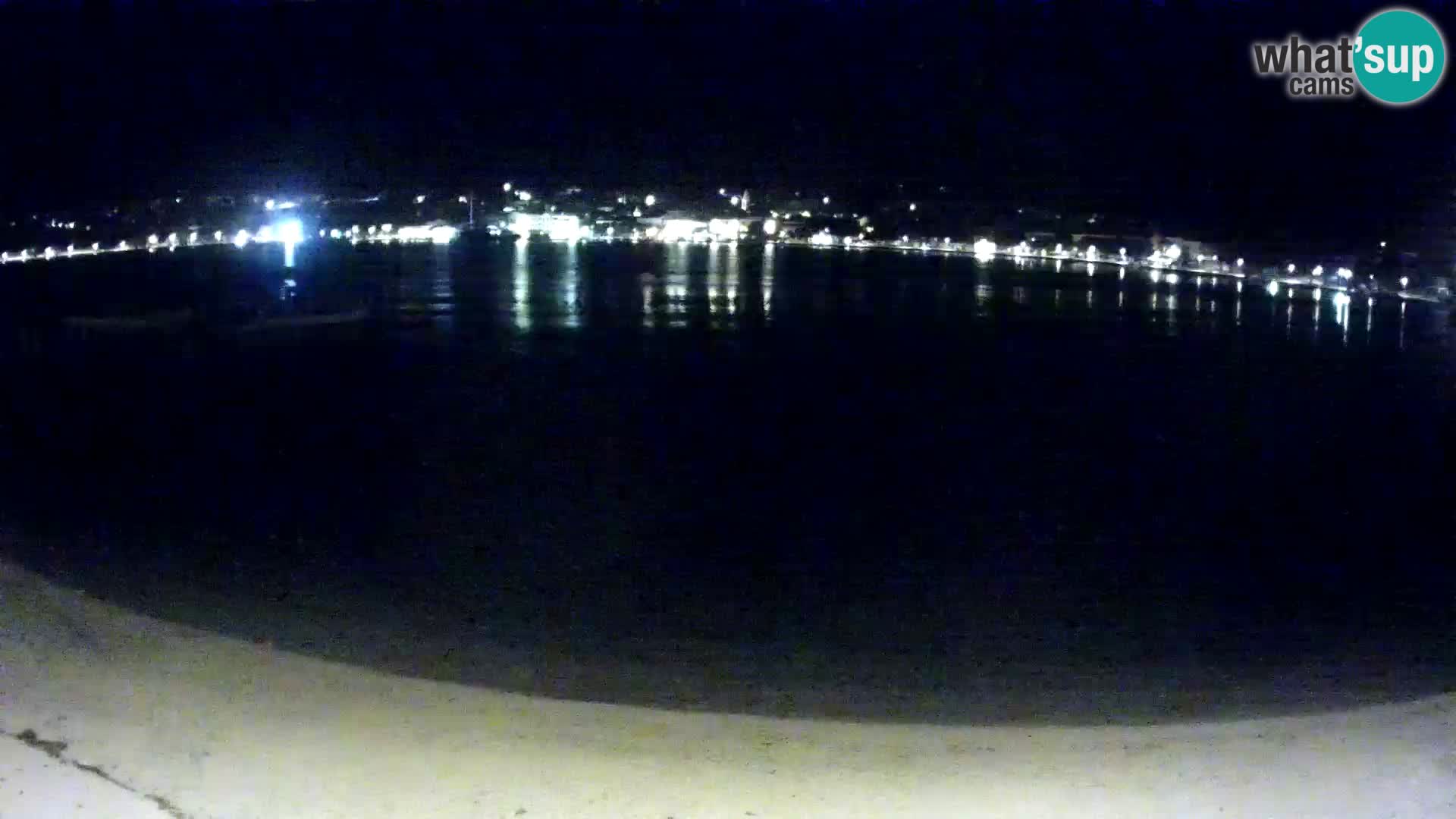 Novalja livecam – plage de la ville