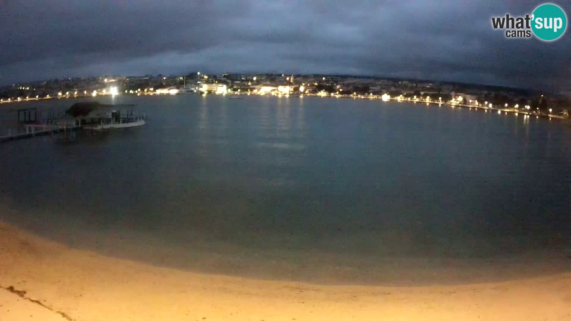 Novalja webcam – spiaggia cittadina