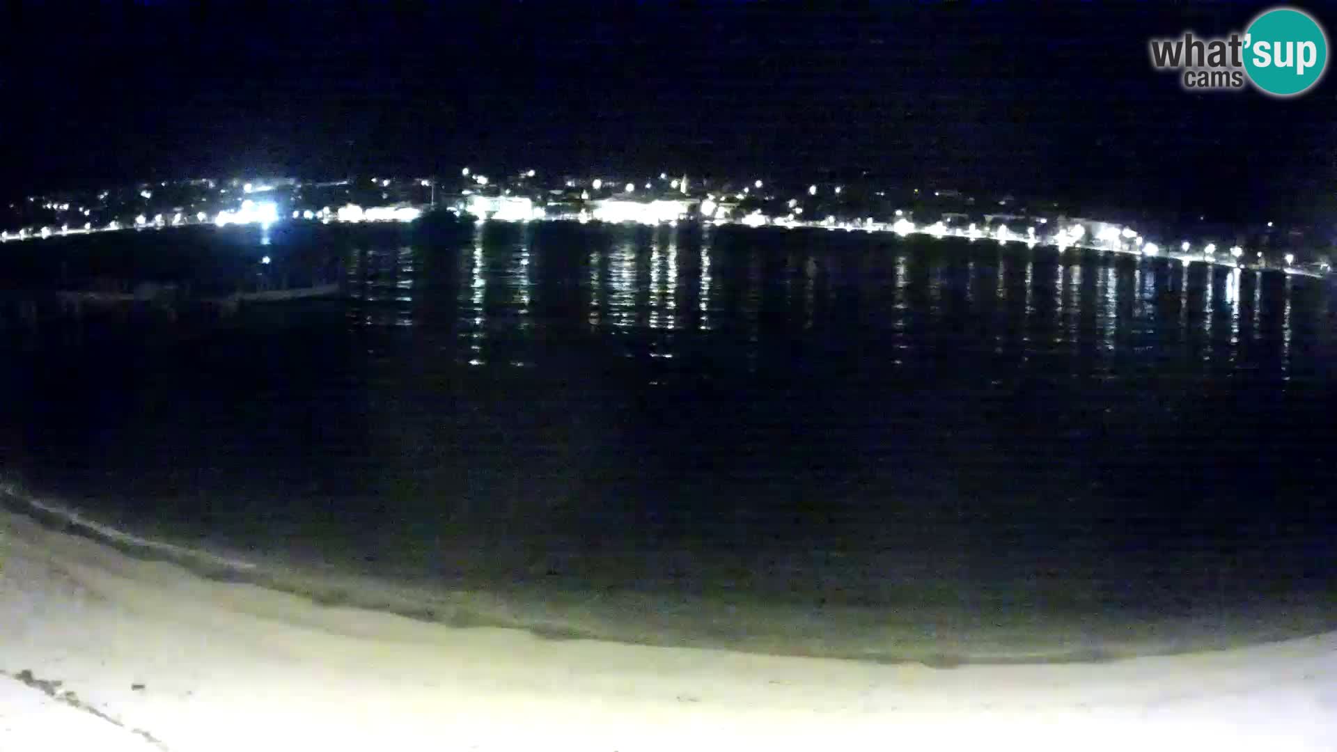 Novalja livecam – plage de la ville