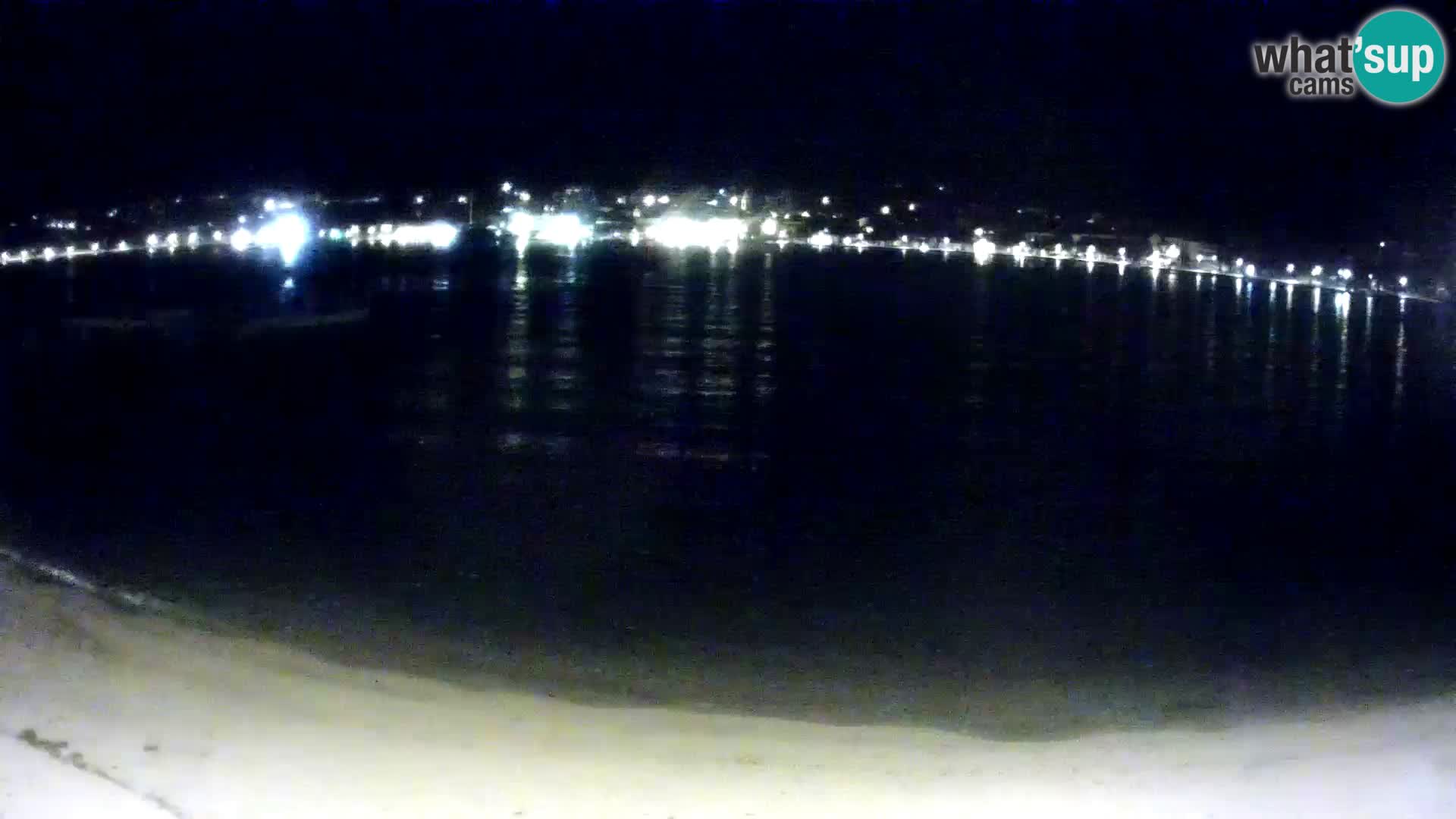 Novalja livecam – plage de la ville