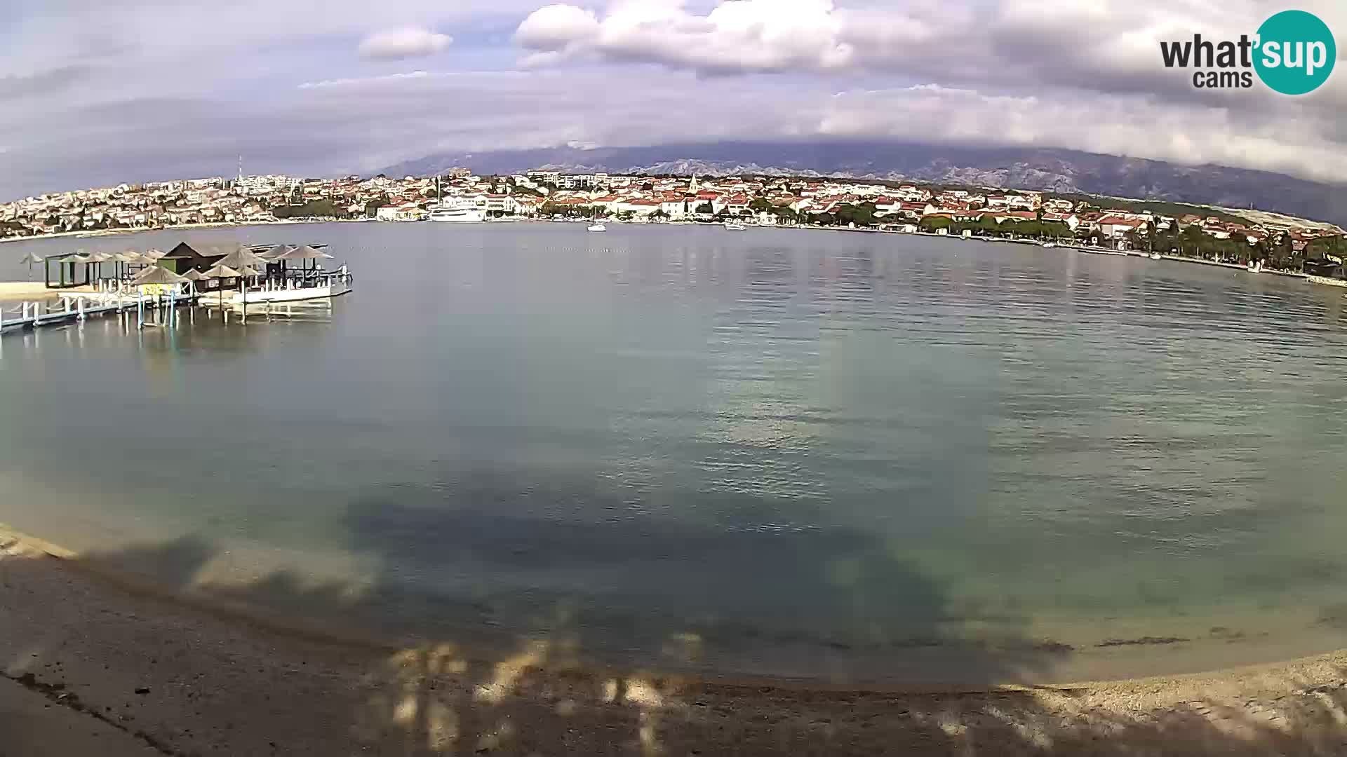 Novalja livecam – plage de la ville