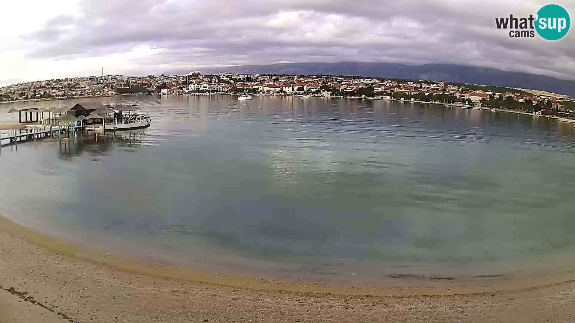 Novalja Kamera v živo – mestna plaža